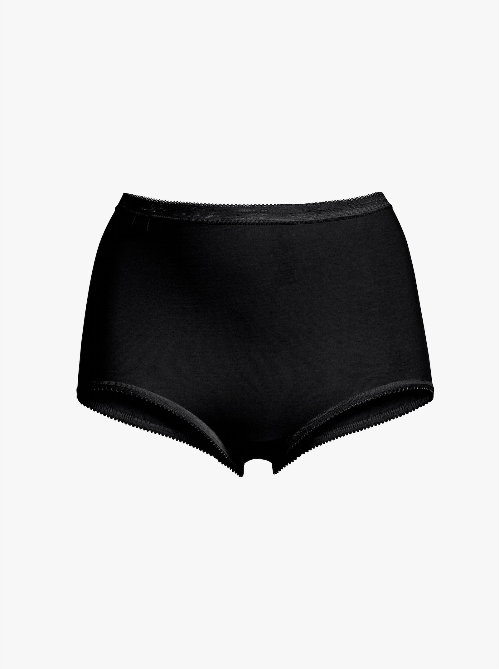 Triumph Kalhotky s pasem s tkanou gumou - černá