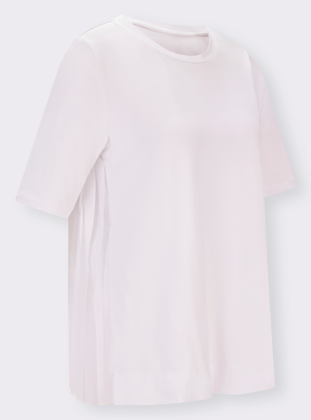 heine T-shirt plissé - blanc