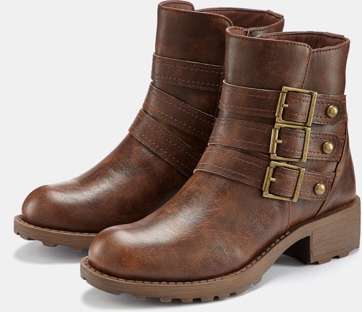 LASCANA Bikerboots - braun