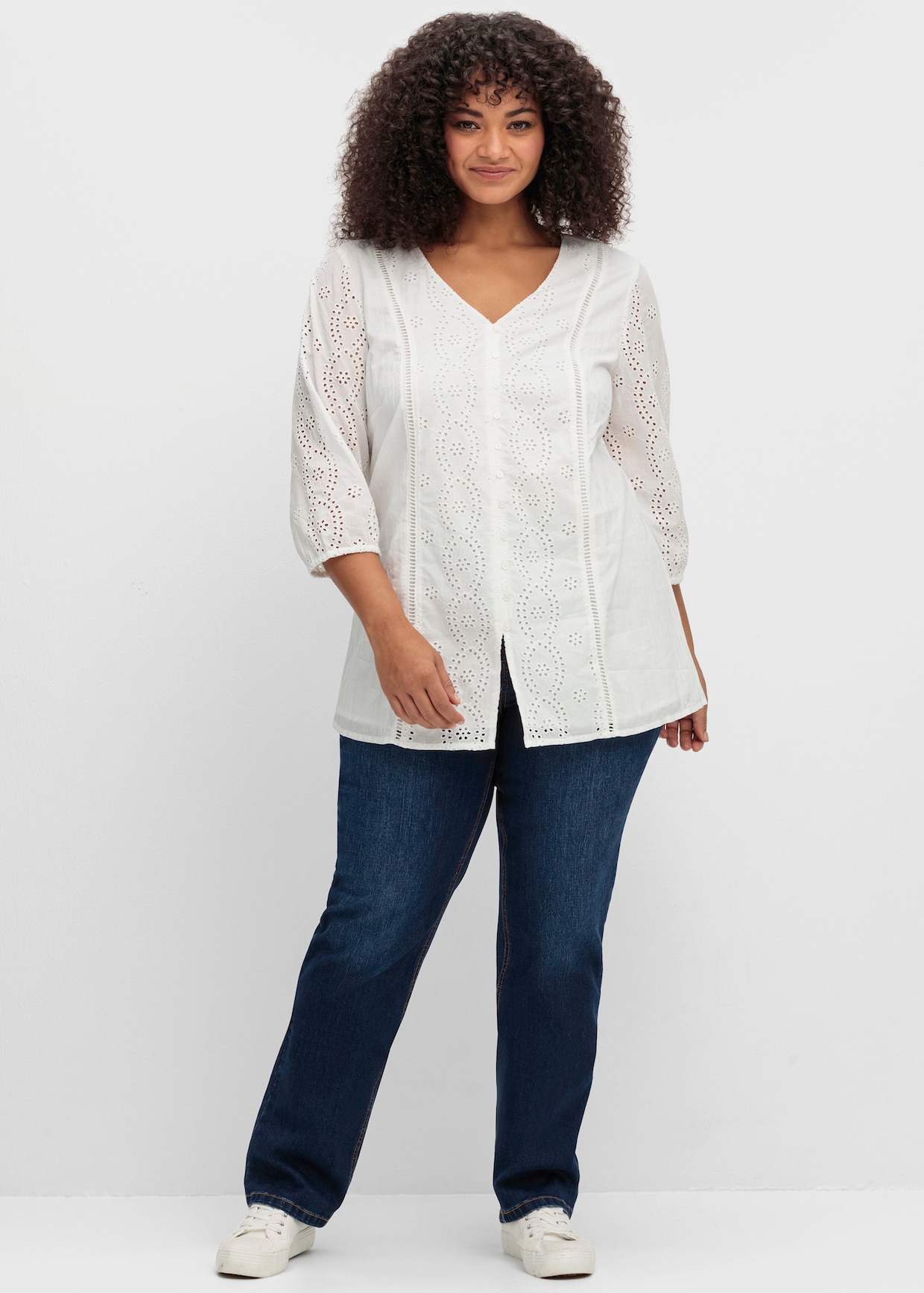 sheego by Joe Browns Tuniek - wit