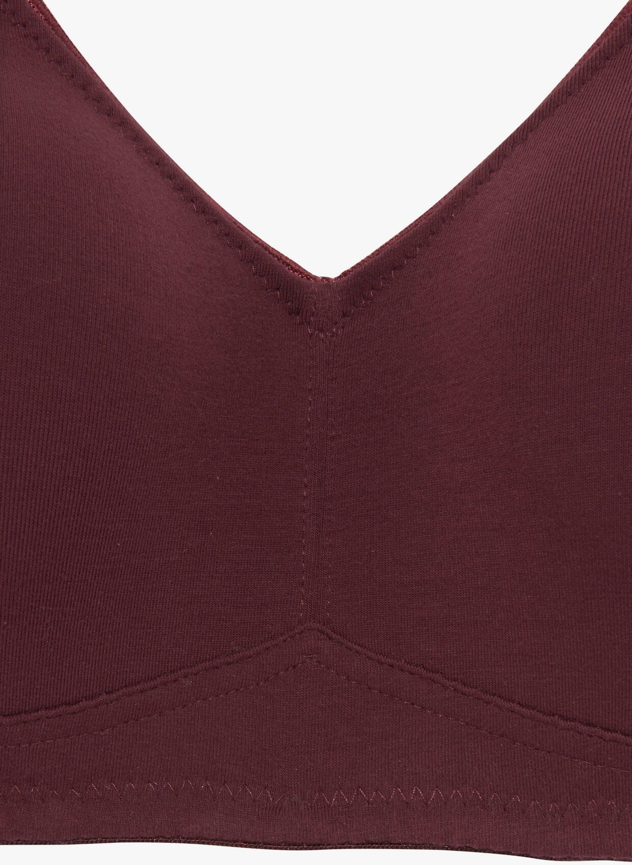 petite fleur Soft-BH - bordeaux+weiß