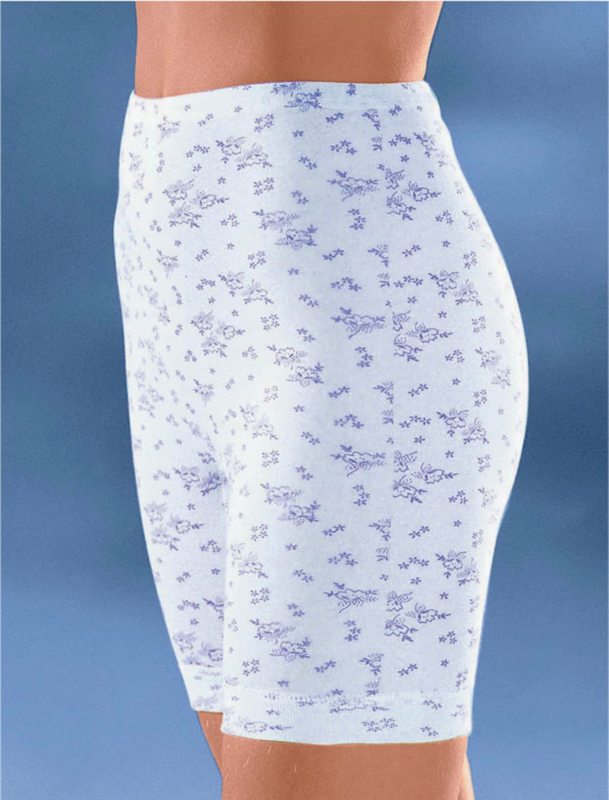 Speidel Slip met lange pijpjes - lila geprint