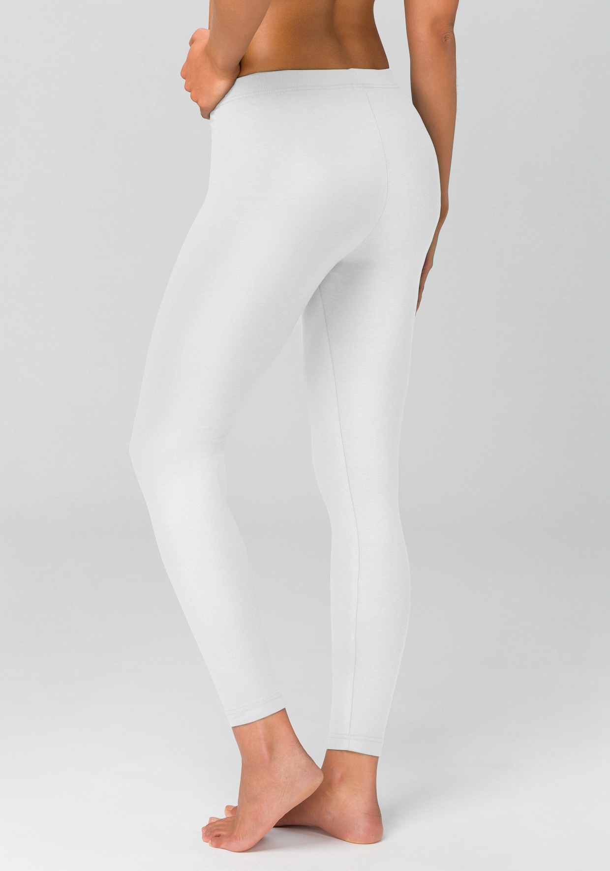 Legging - wit, zwart