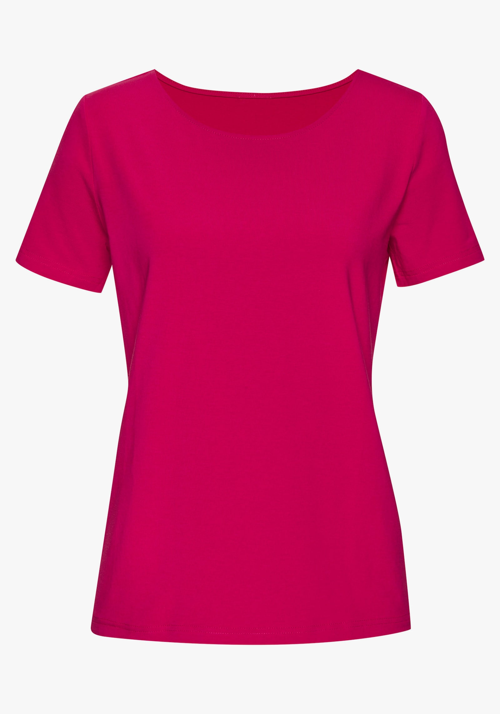 LASCANA T-shirt - hibiscus, navy