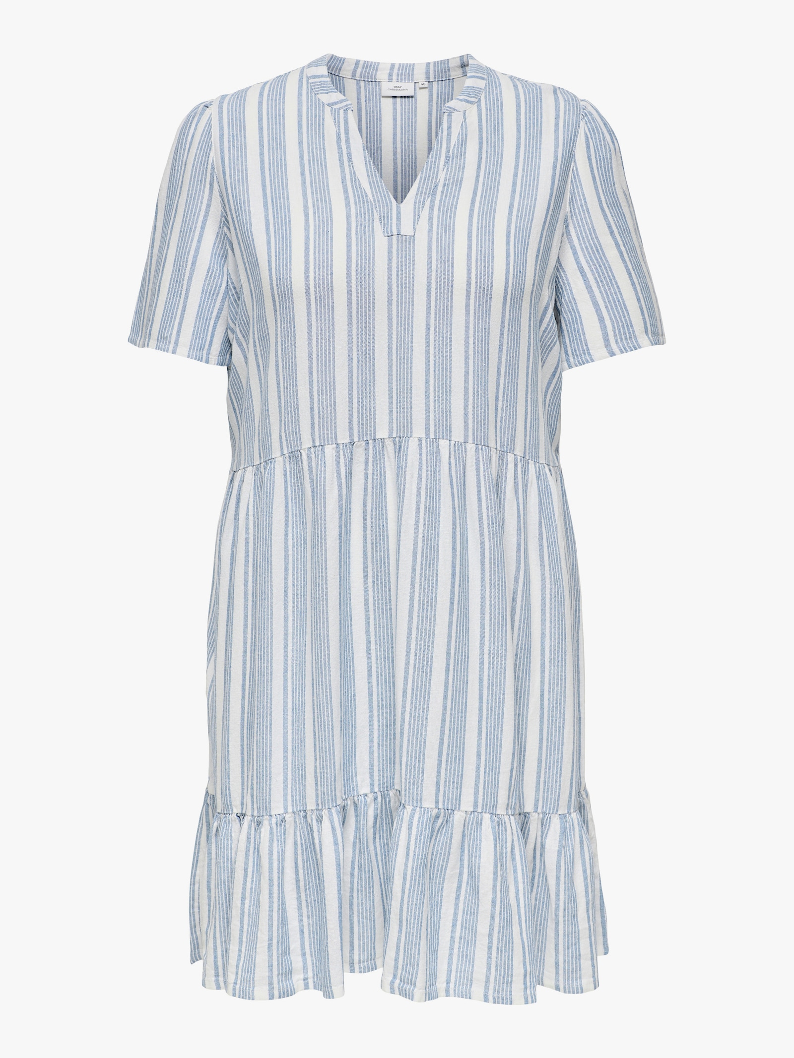 ONLY CARMAKOMA Minikleid - coronet blue stripes:bright white