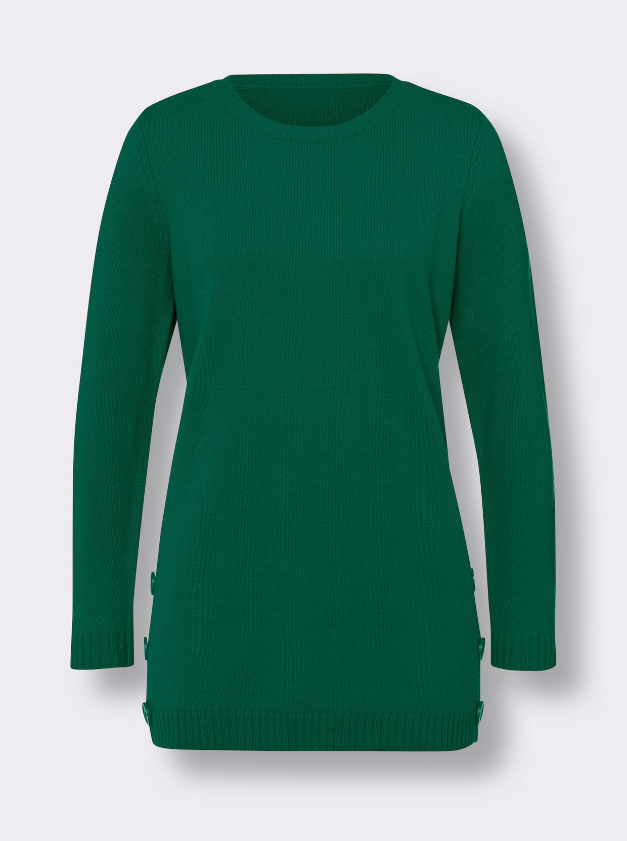 Lange pullover - groen