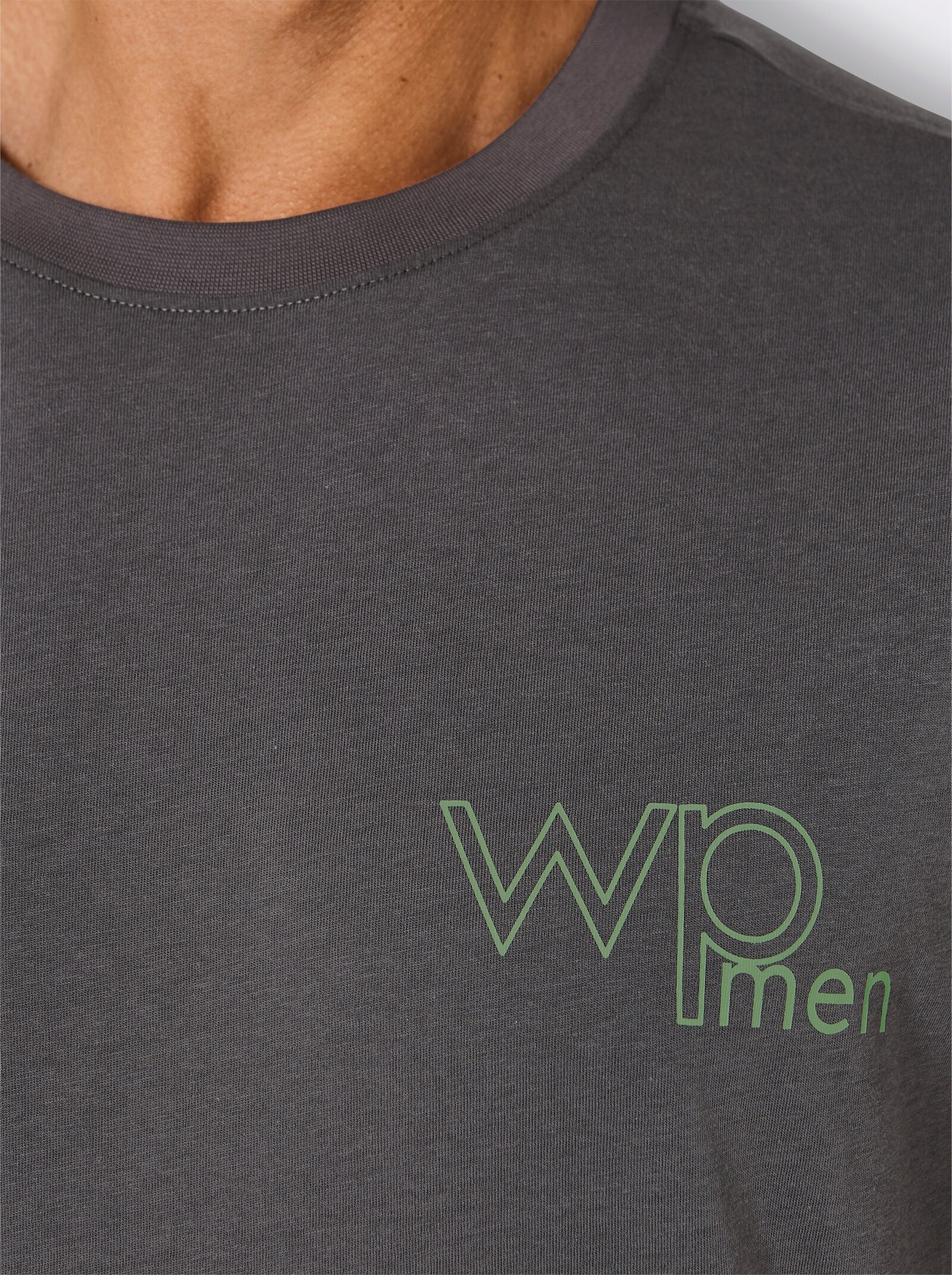 wäschepur men Schlafanzug-Shirt - anthrazit