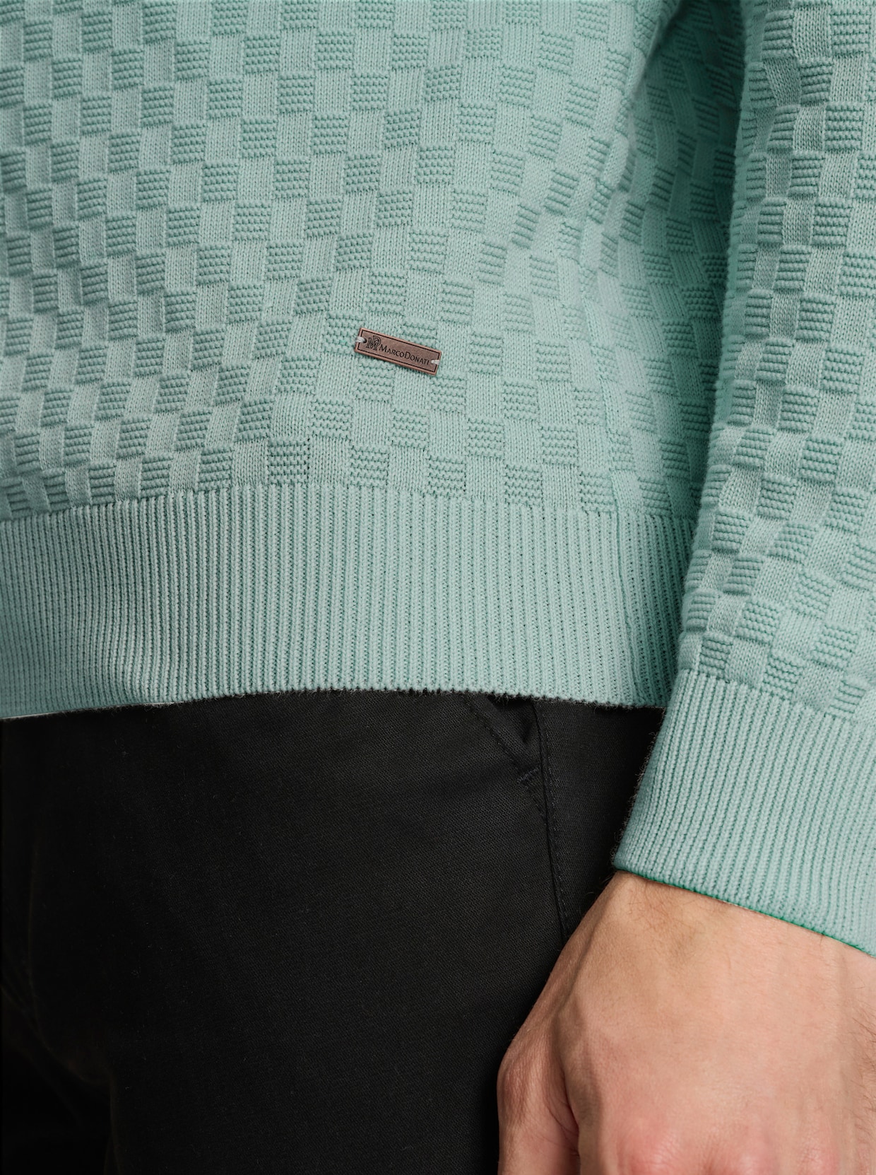 Marco Donati Strickjacke - kalkmint