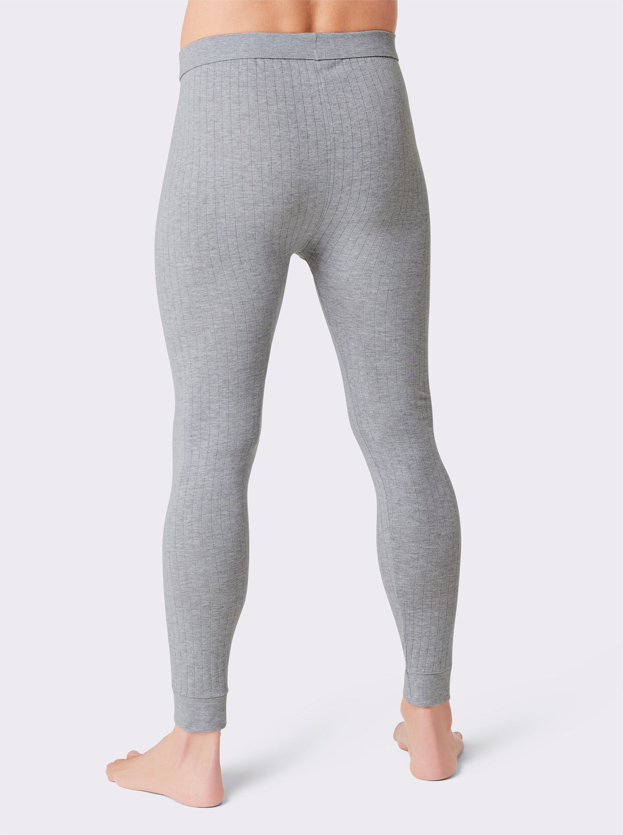 wäschepur men Broek, lang - grijs gemêleerd