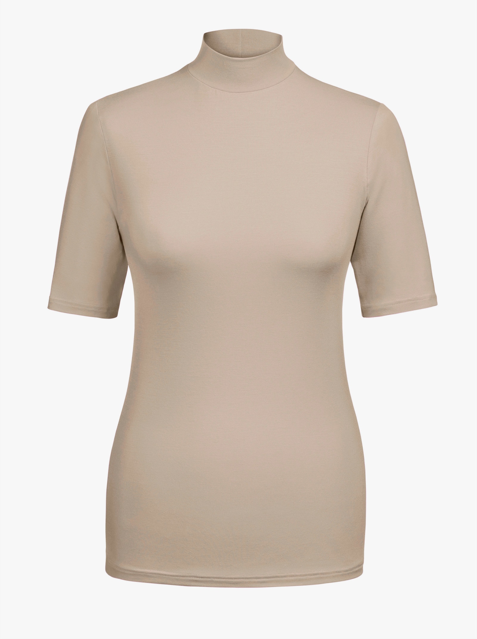 wäschepur Blazershirt mit Stehkragen - sand