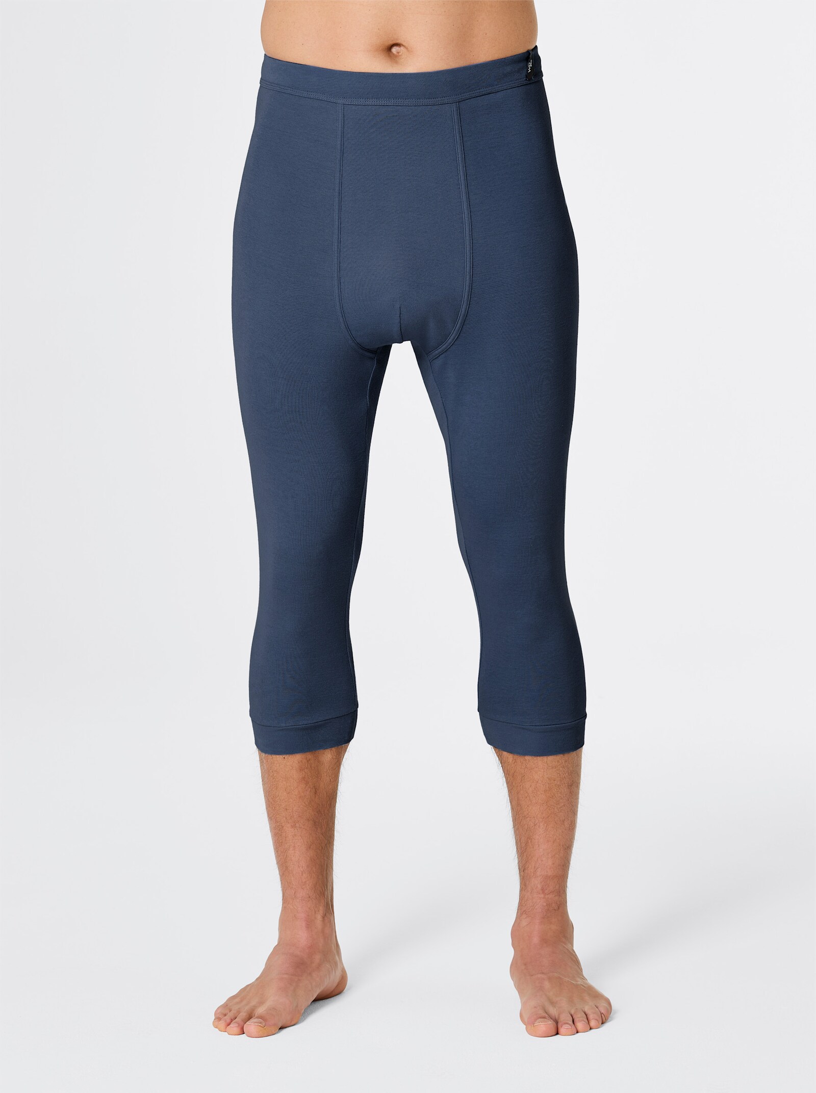 wäschepur men 3/4-onderbroek - donkerblauw + donkerblauw bedrukt