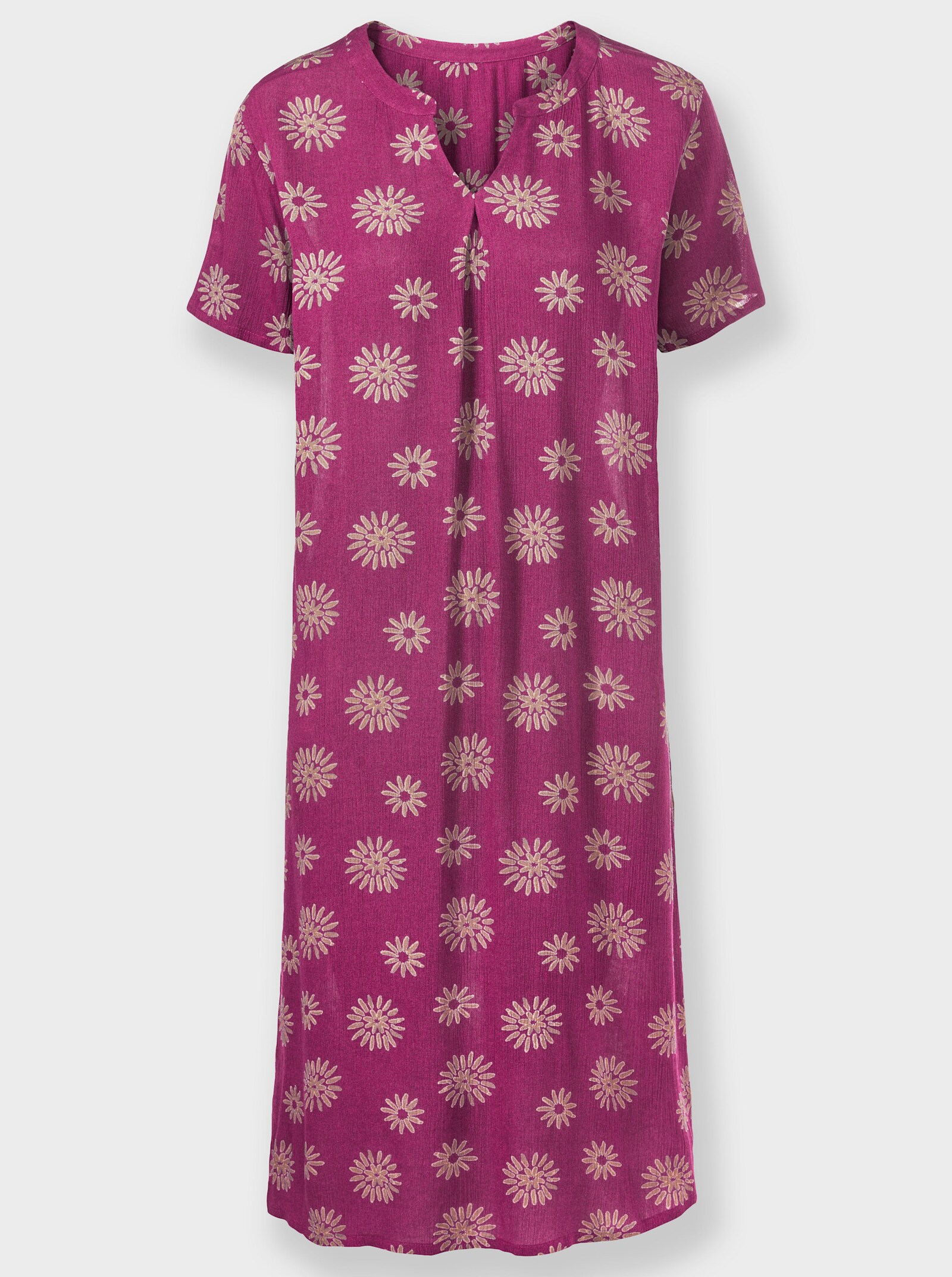 Druckkleid mit Nahttaschen - erika-sesam-bedruckt