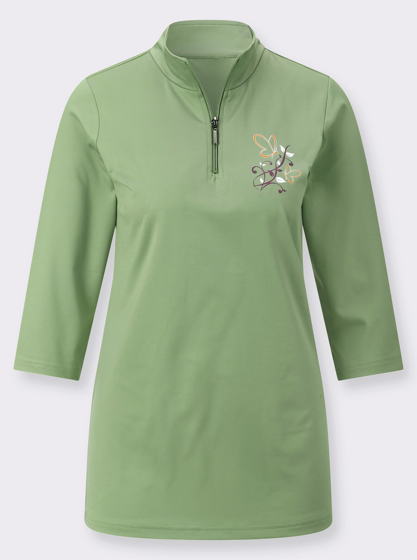 Freizeitshirt mit Druckmotiv - eucalyptus