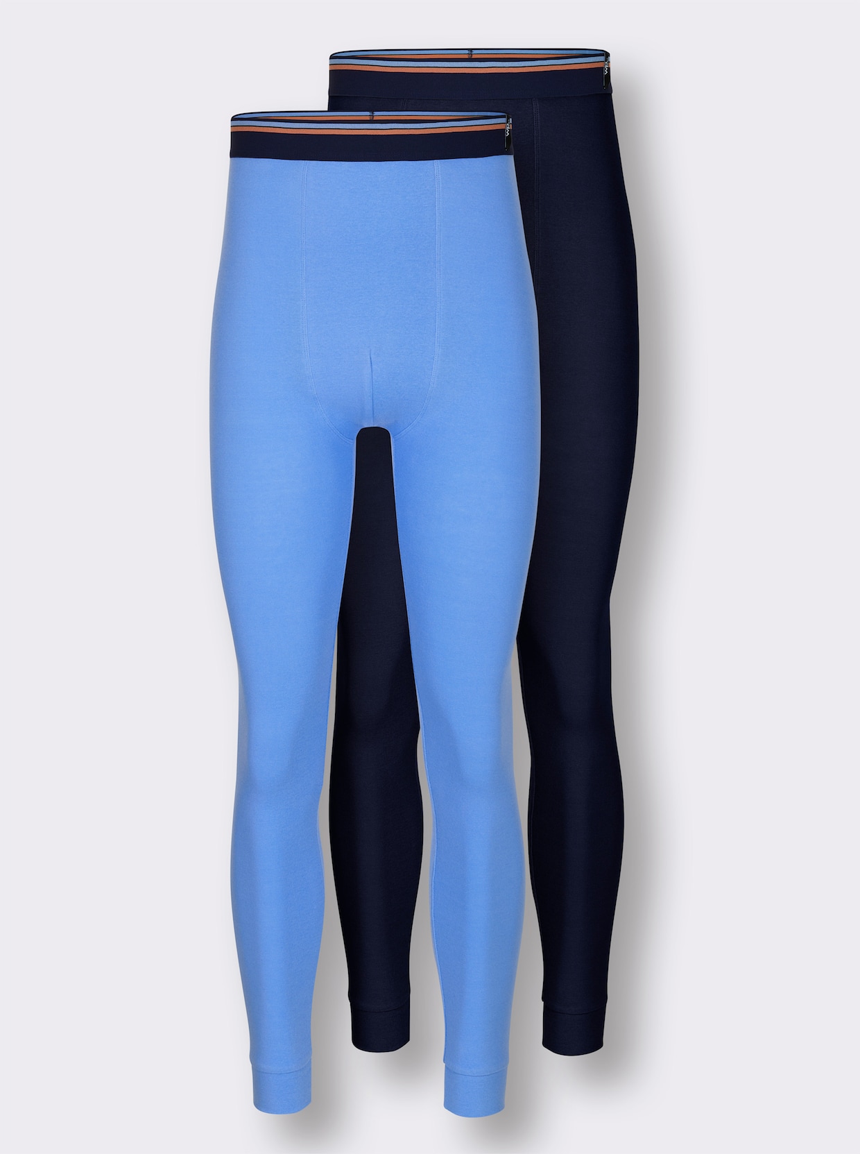 wäschepur men Hose lang - marine + himmelblau