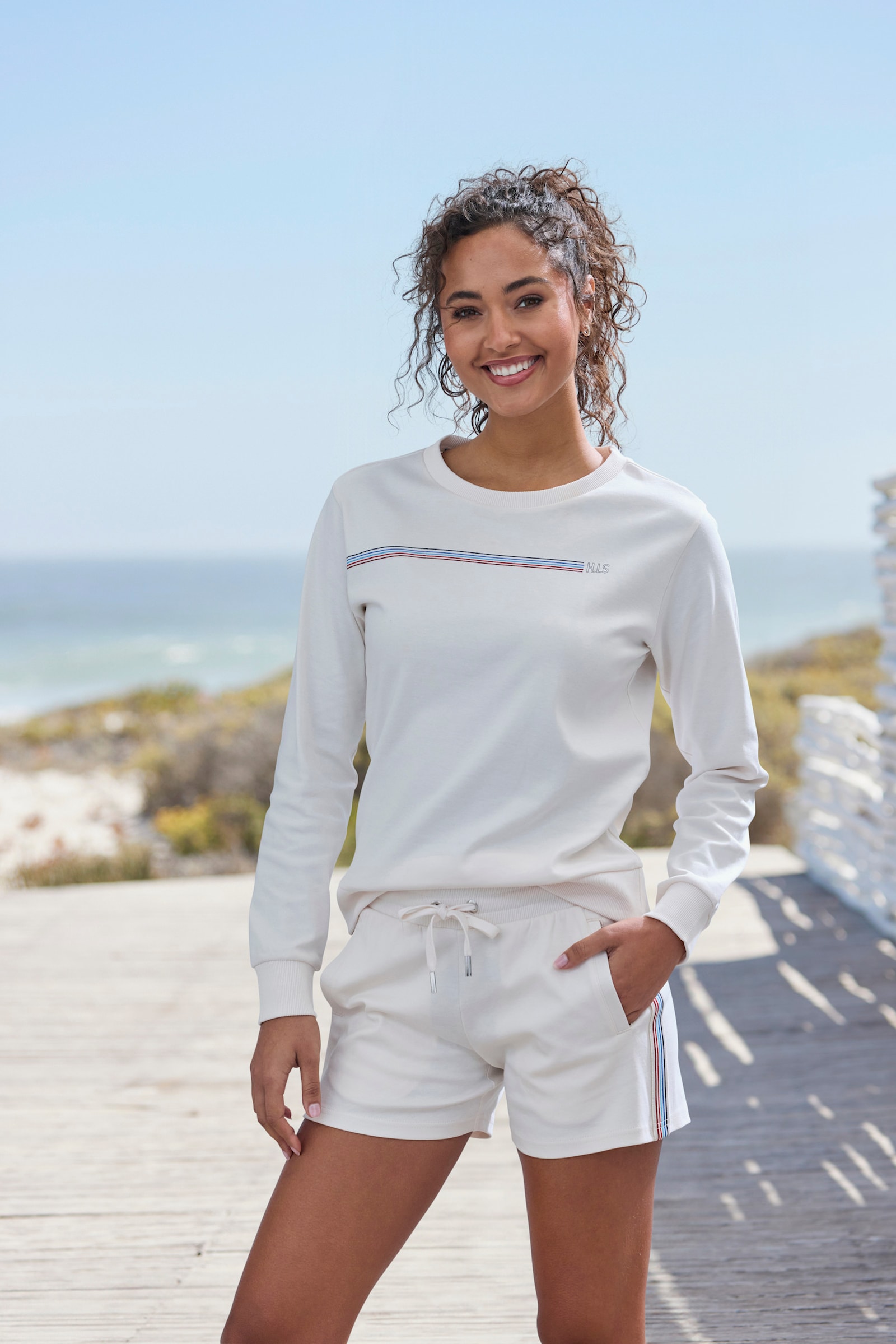 H.I.S Sweatshirt - ecru