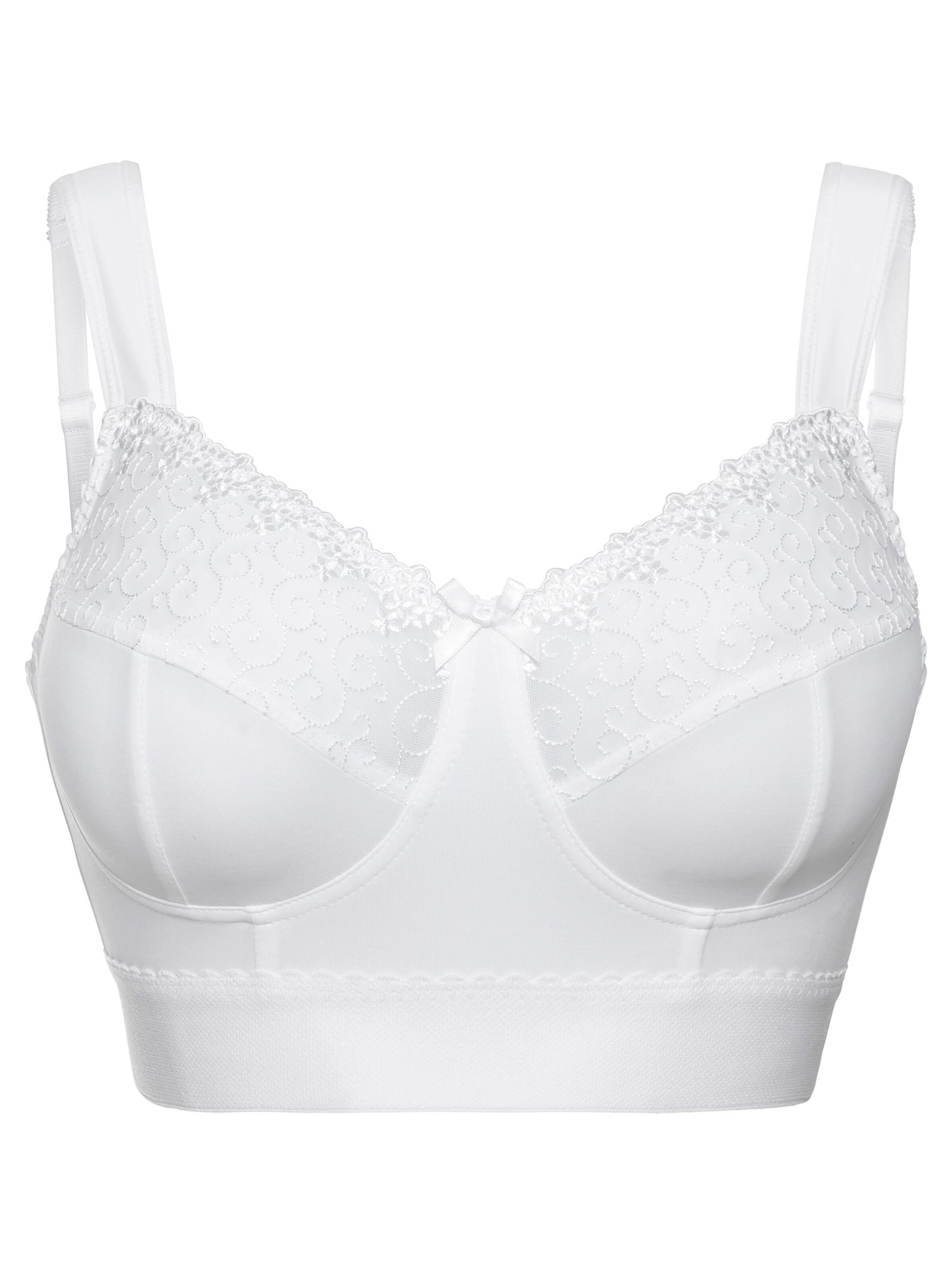 wäschepur Entlastungs-BH ohne Bügel - weiß