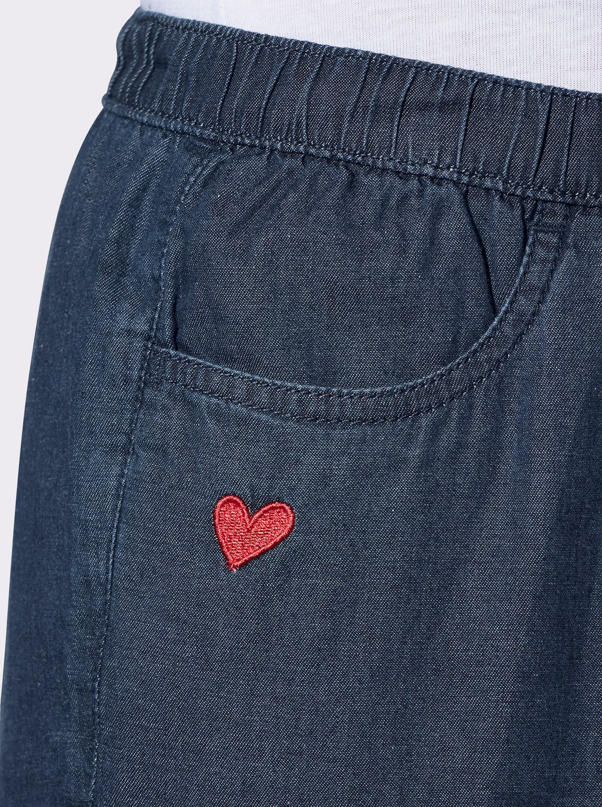 Schlupfjeans - blue-stone-washed