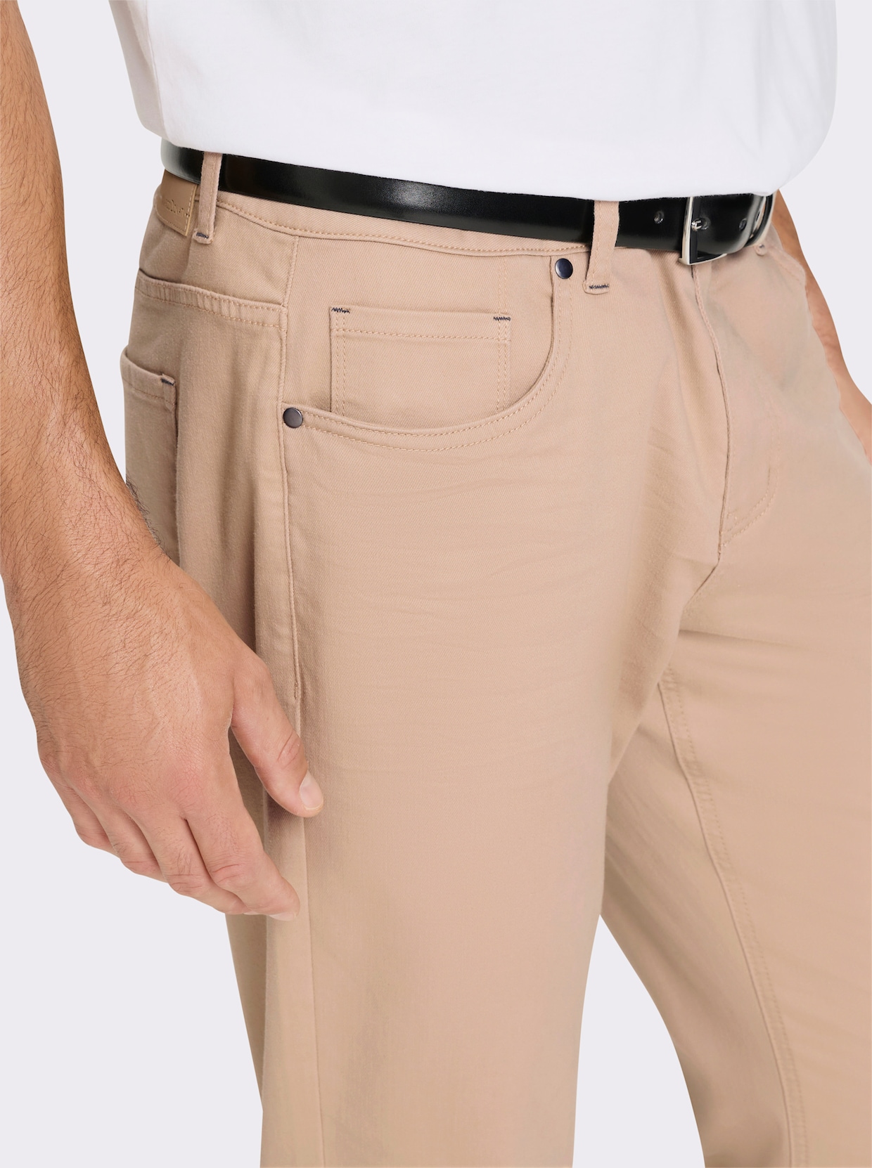 Marco Donati 5-Pocket-Jeans - beige-denim