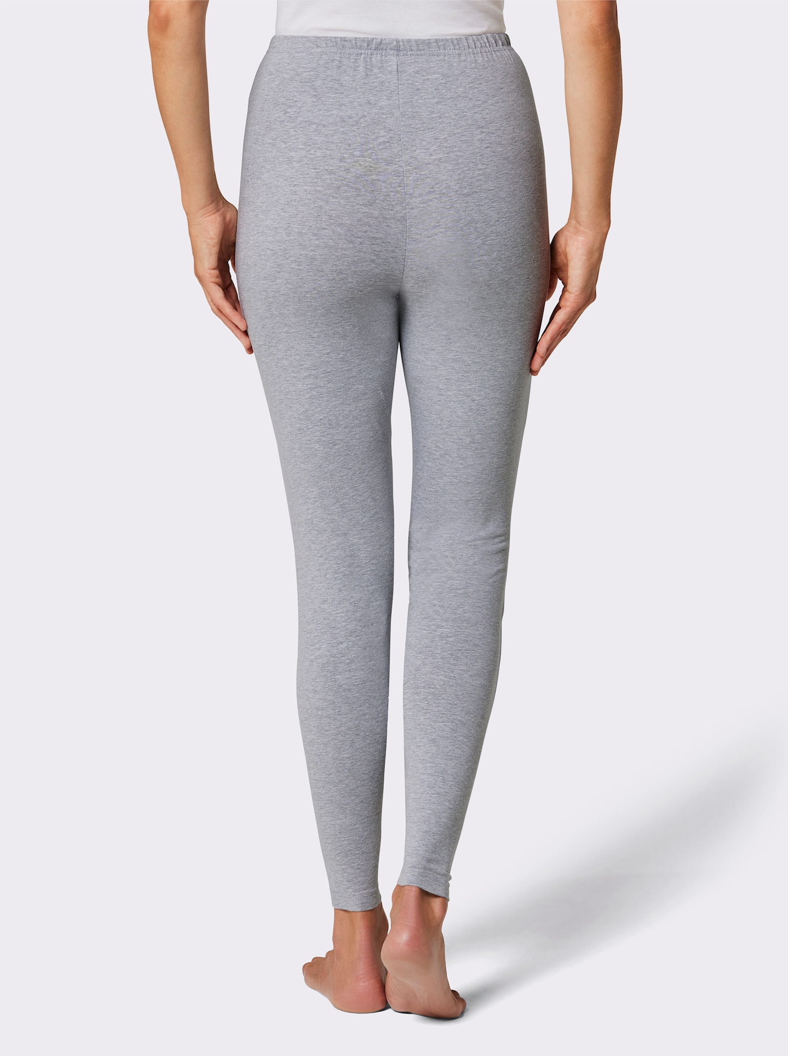 feel good Leggings - grau-meliert