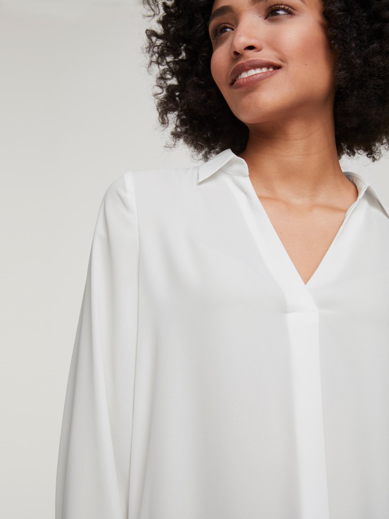 heine Schlupf-Bluse - offwhite