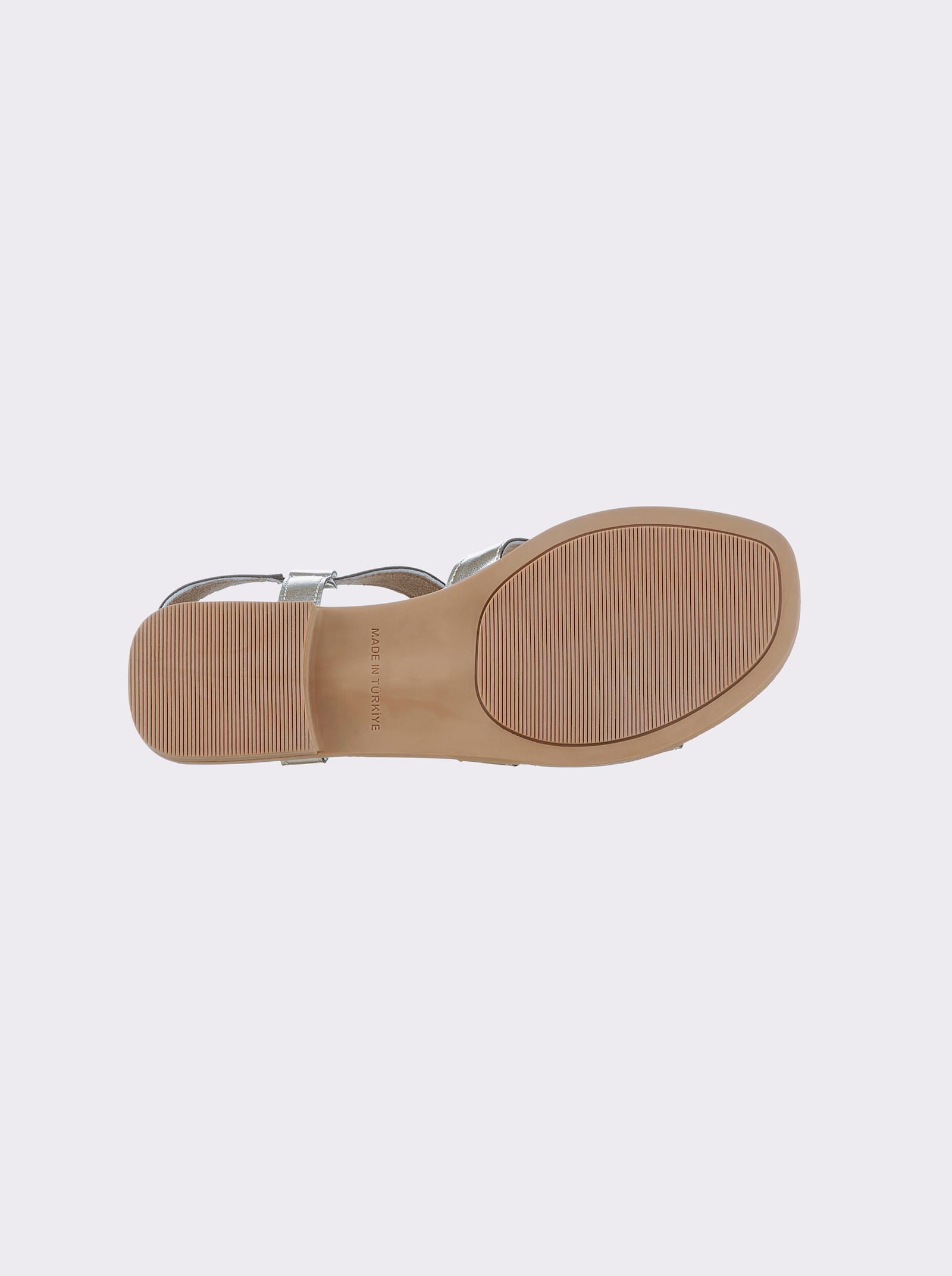 heine sandalen - lichtgoudkleurig
