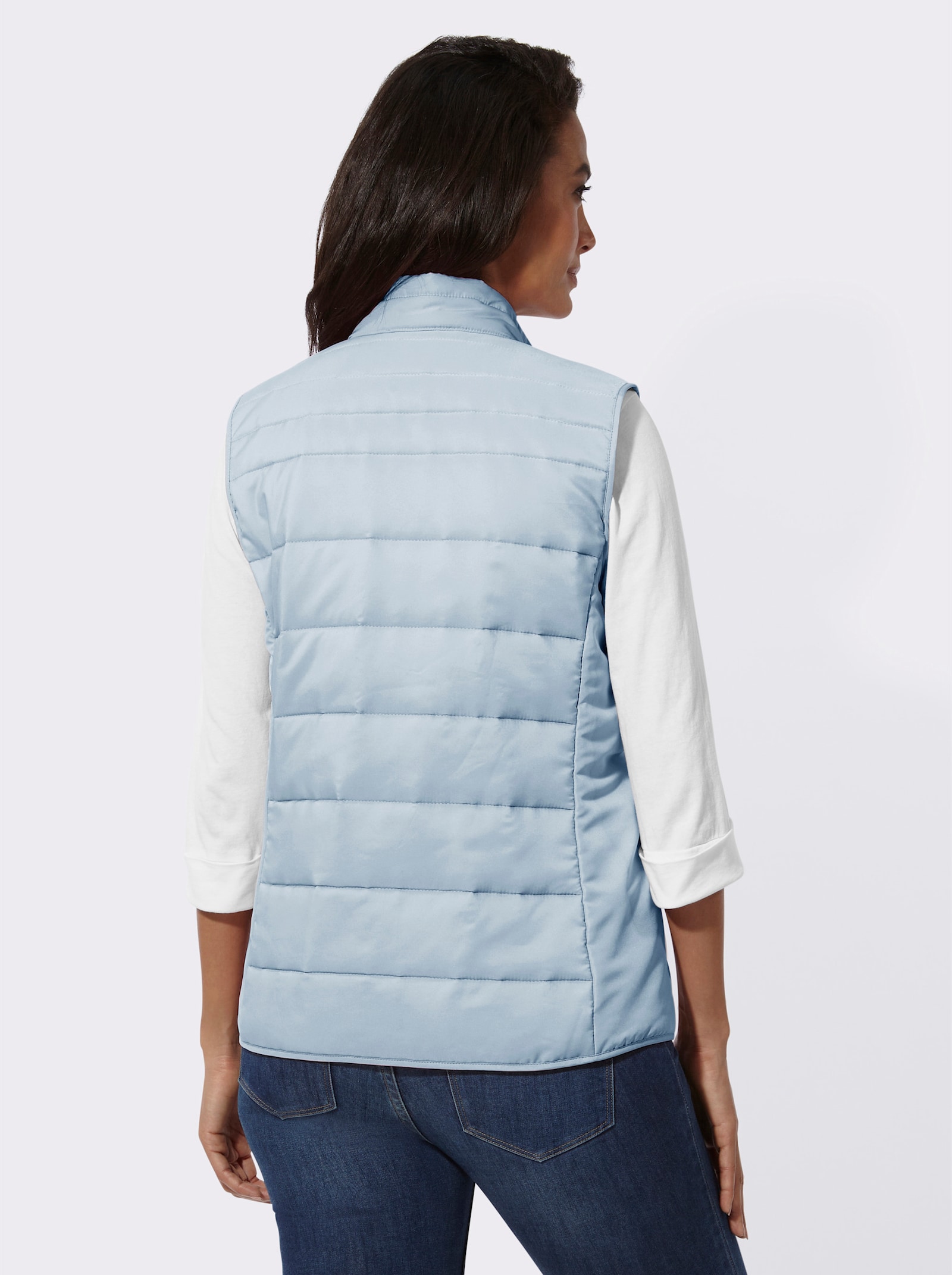 Steppweste mit leichter Wattierung - bleu