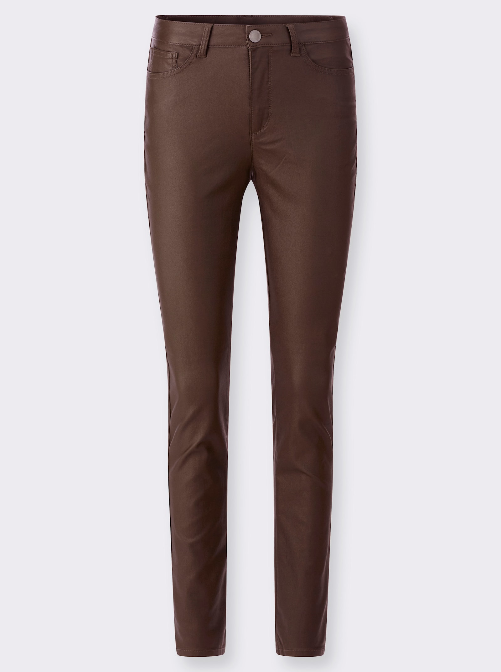 heine Pantalon effet ventre plat, Power Mesh intégré - chocolat