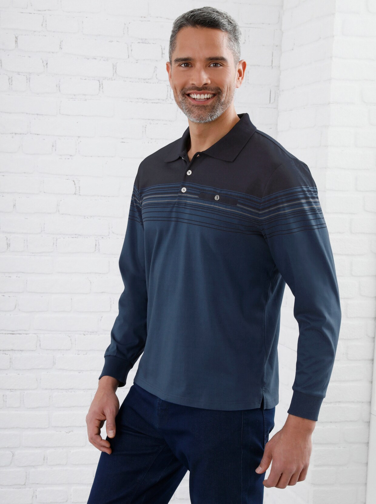 Poloshirt - donkerblauw/marine