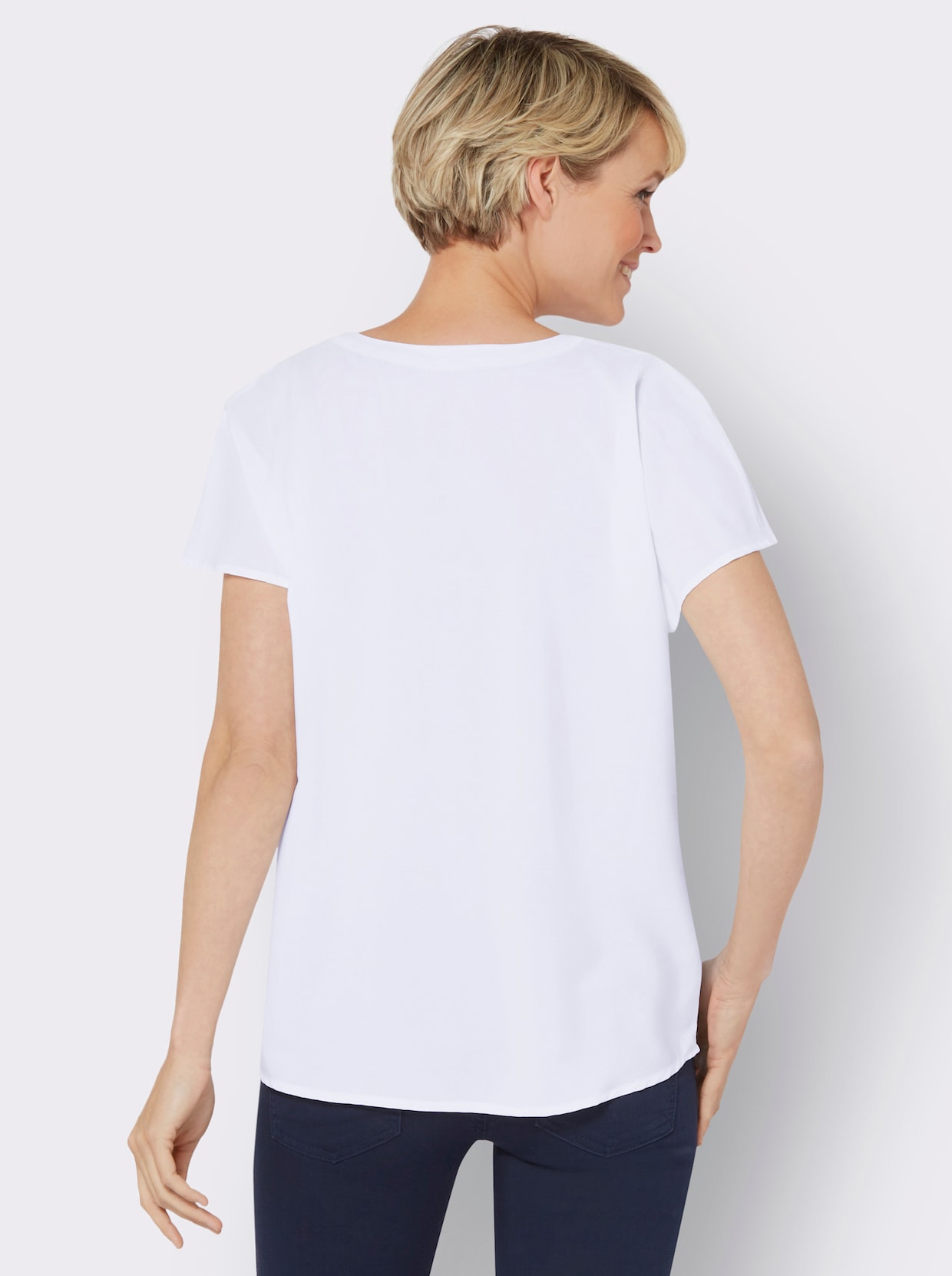 Comfortabele blouse - wit