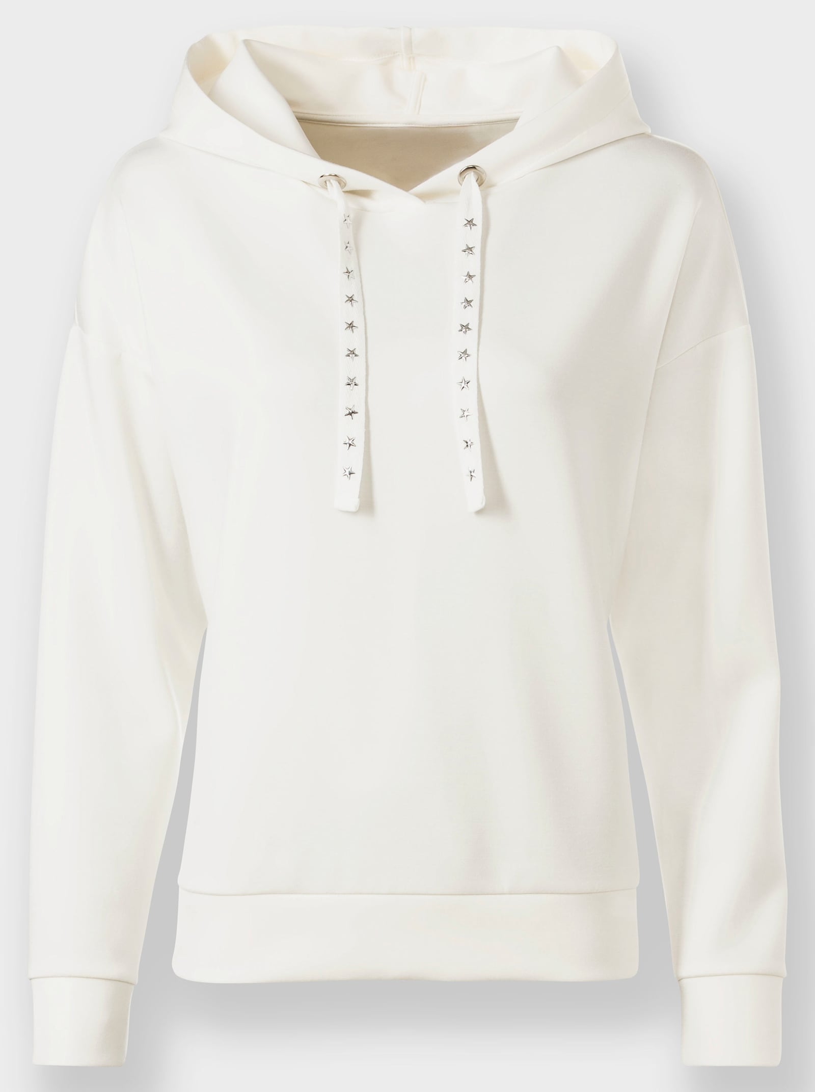 heine Hoodie mit Ziernieten - ecru