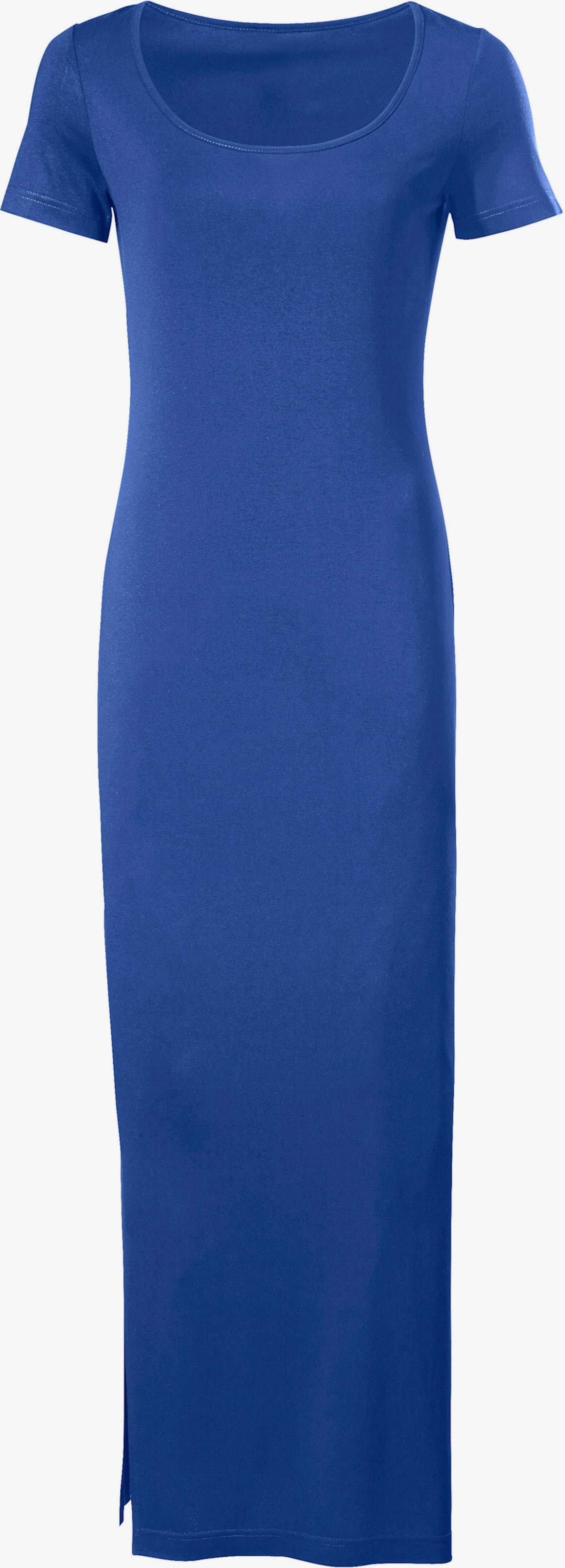 heine Maxikleid mit hohen Seitenschlitzen - royalblau
