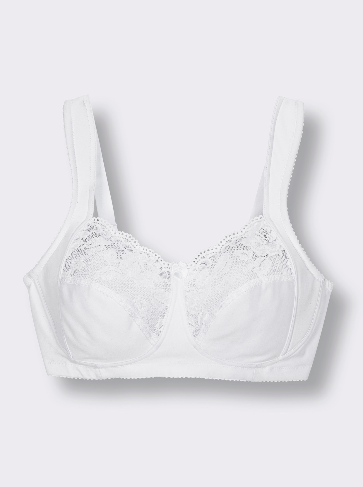 Entlastungs-BH ohne Bügel - weiß