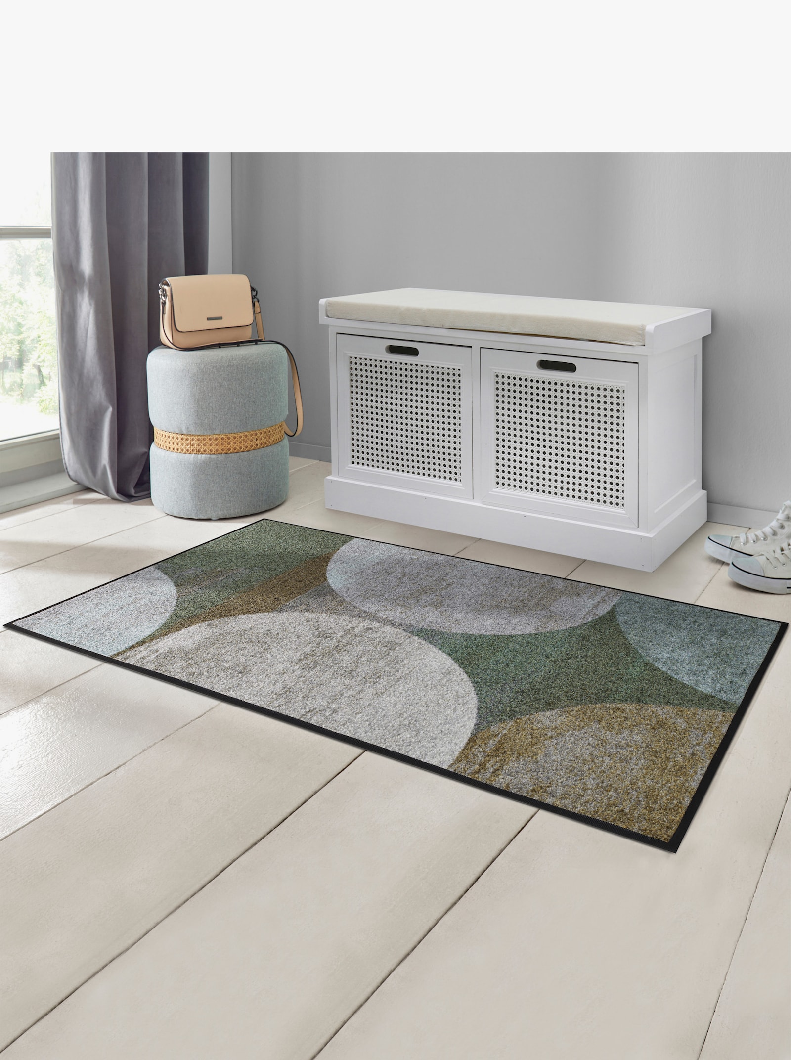 wash+dry by Kleen-Tex Paillasson - vert-naturel