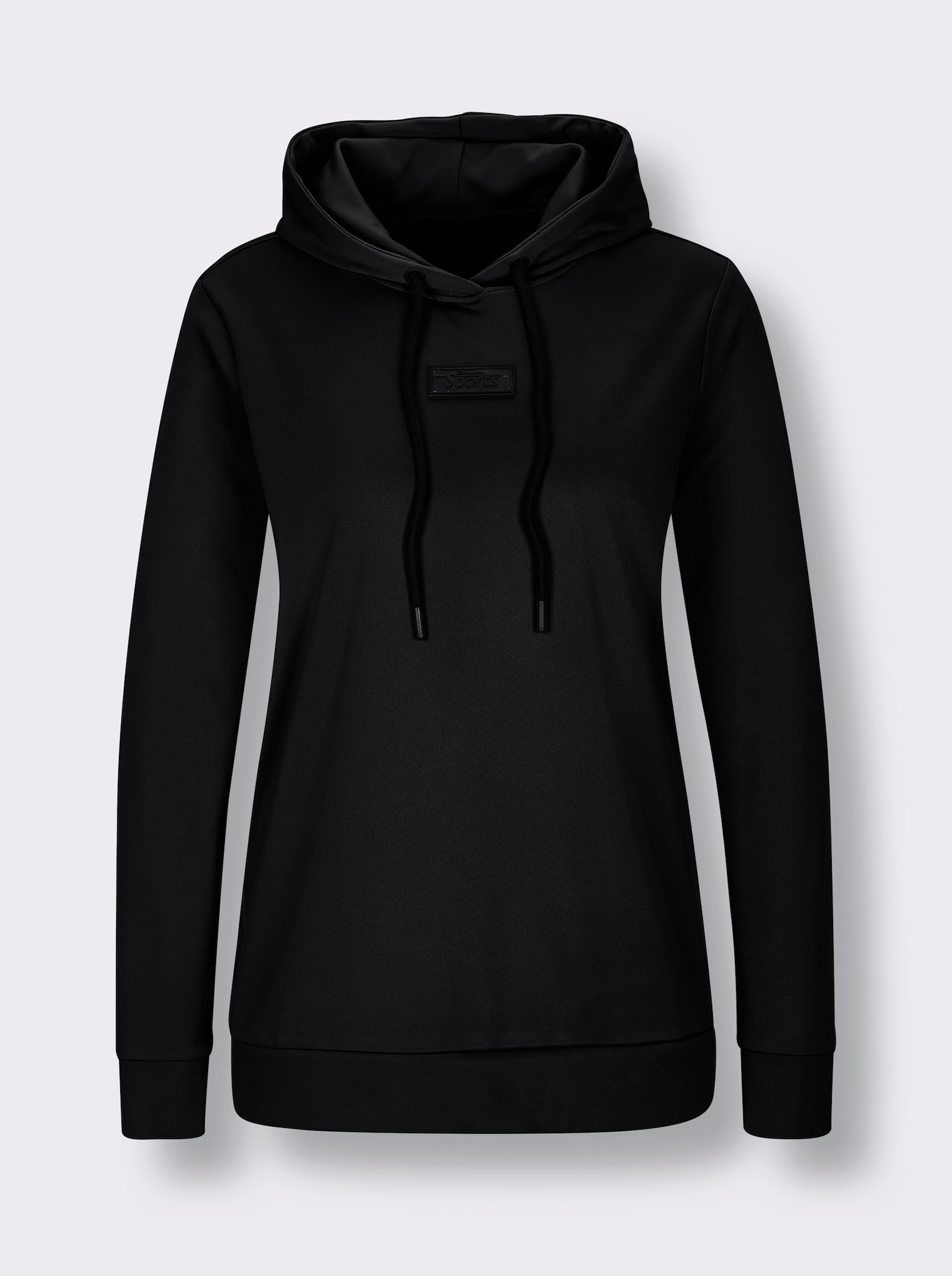 Catamaran Sports Sweatshirt met in wijdte verstelbare capuchon - zwart