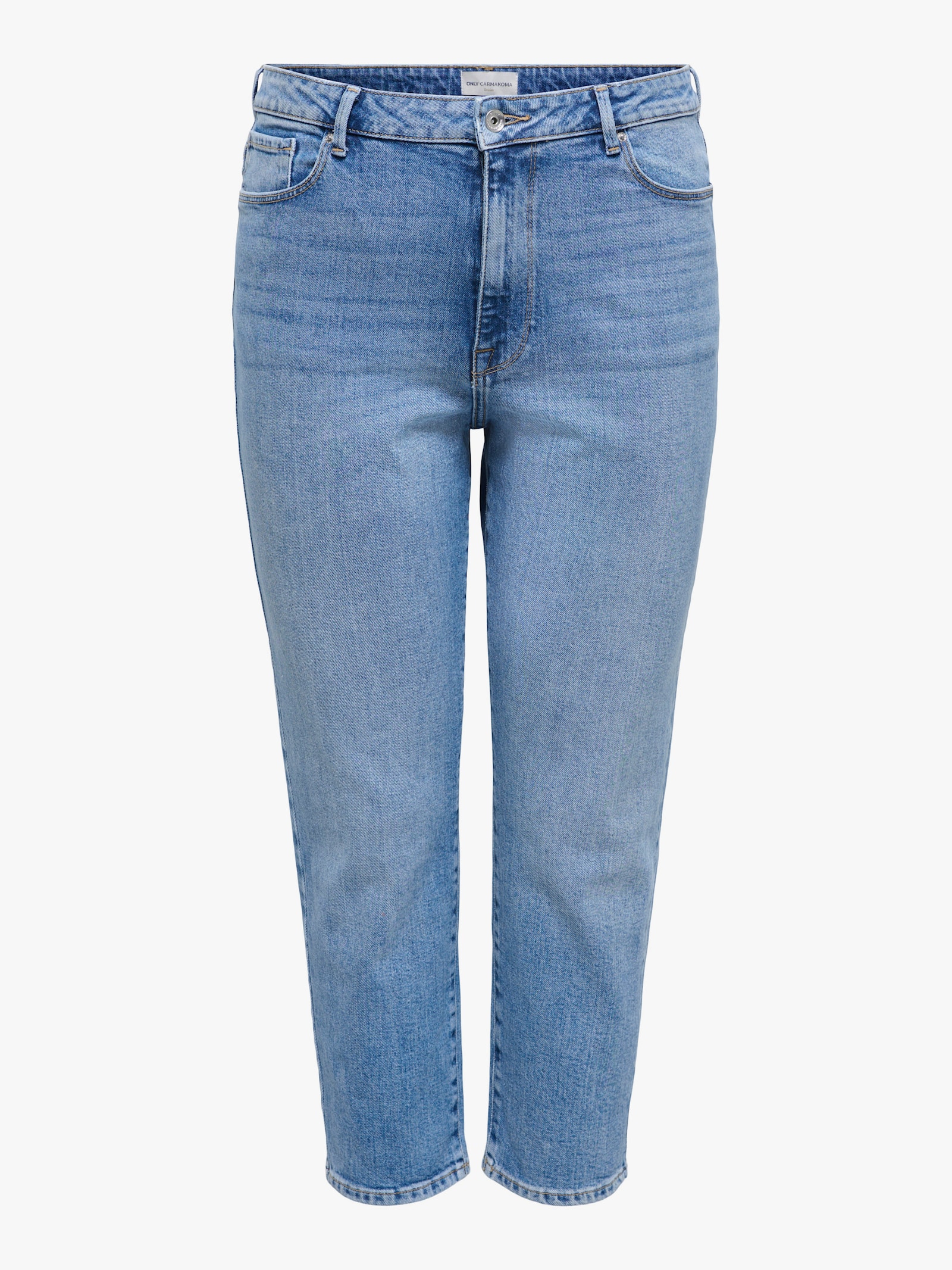ONLY CARMAKOMA High-waist-Jeans - medium blue denim