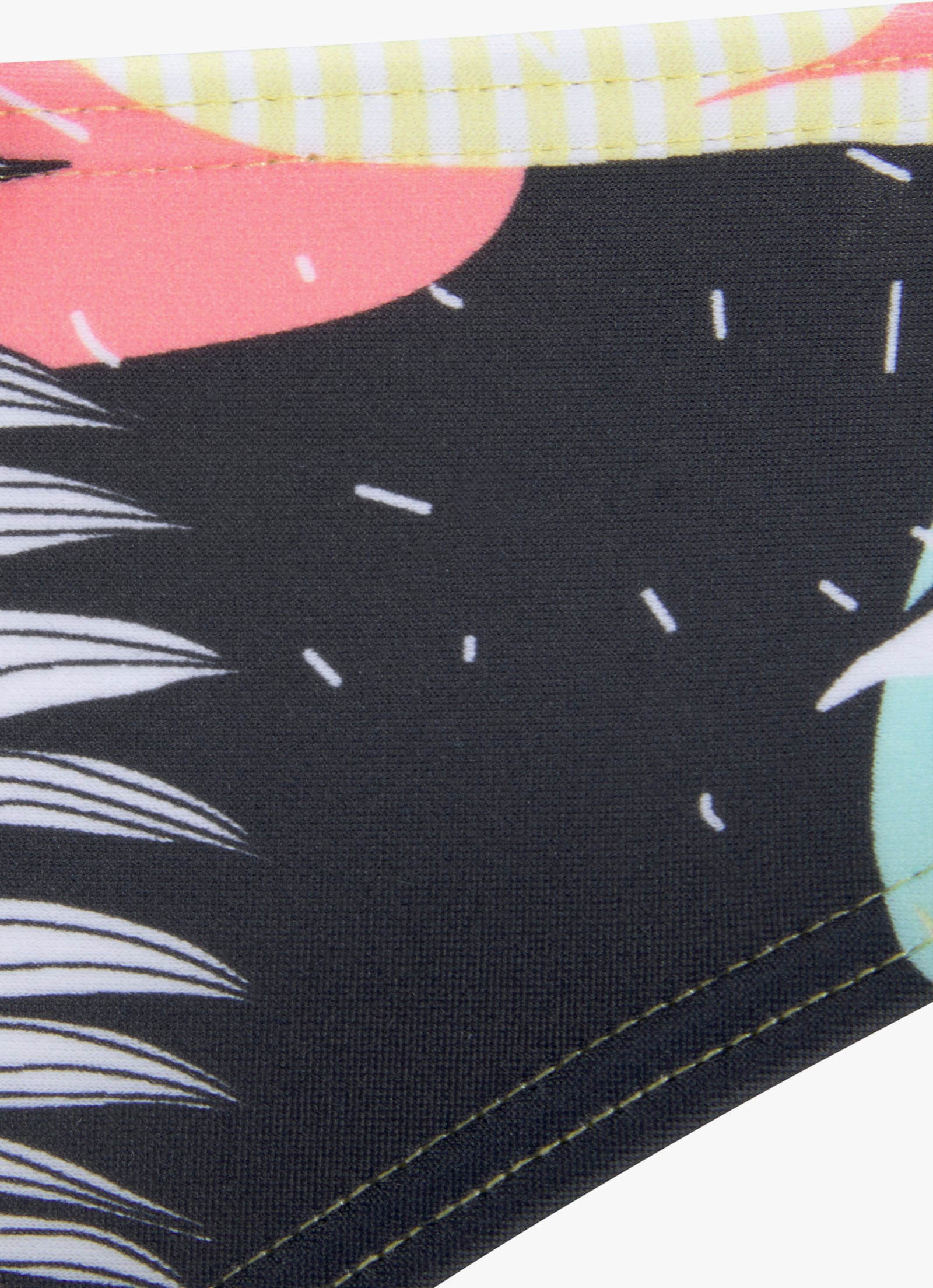 LASCANA ACTIVE Bikini-Hose - türkis-gelb-bedruckt