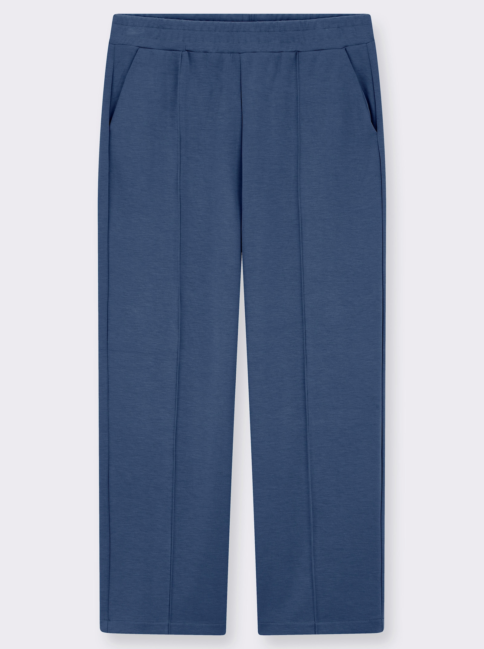 Jerseyhose in weich fliessender Qualität - jeansblau