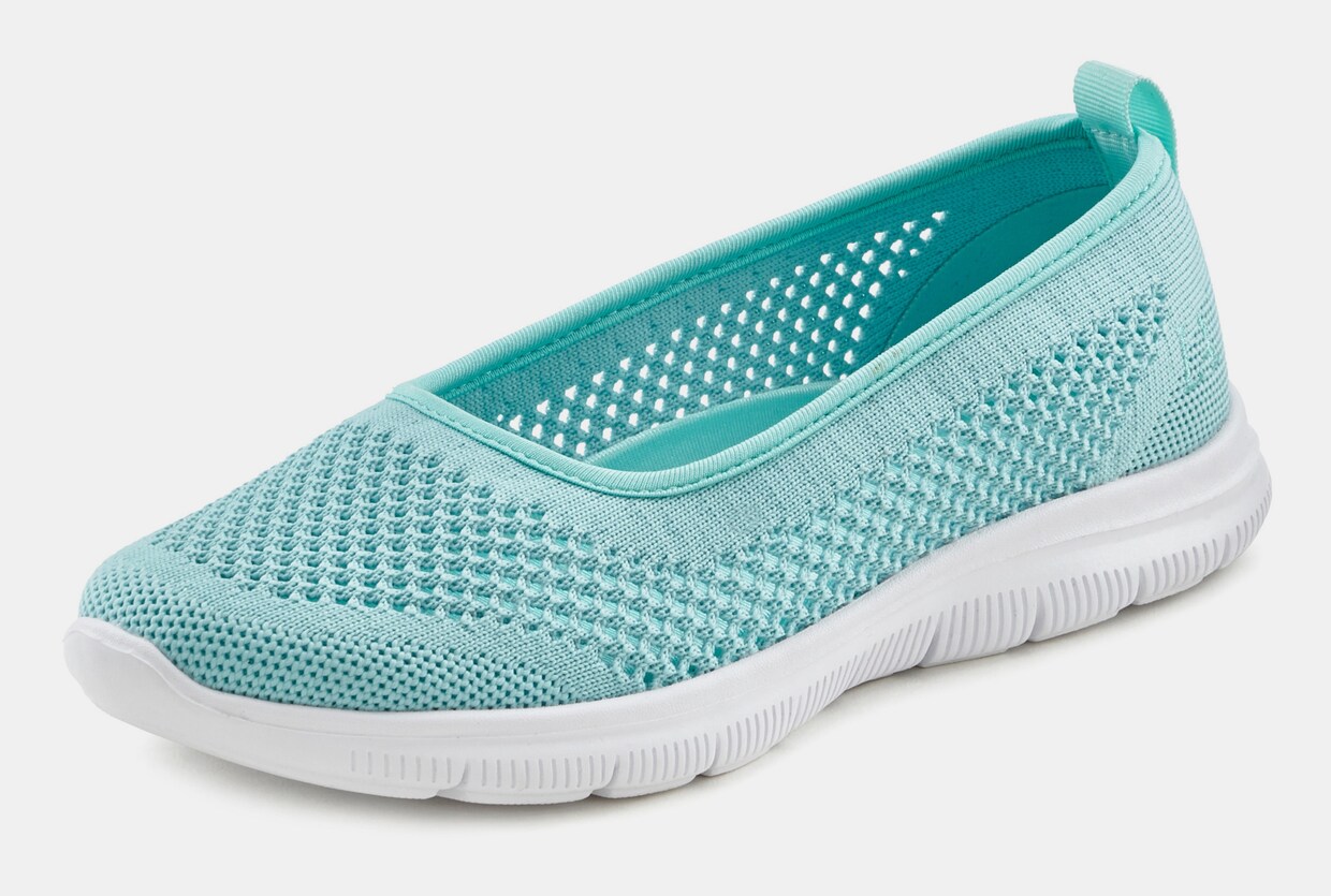 LASCANA Sneakers ballerines - menthe