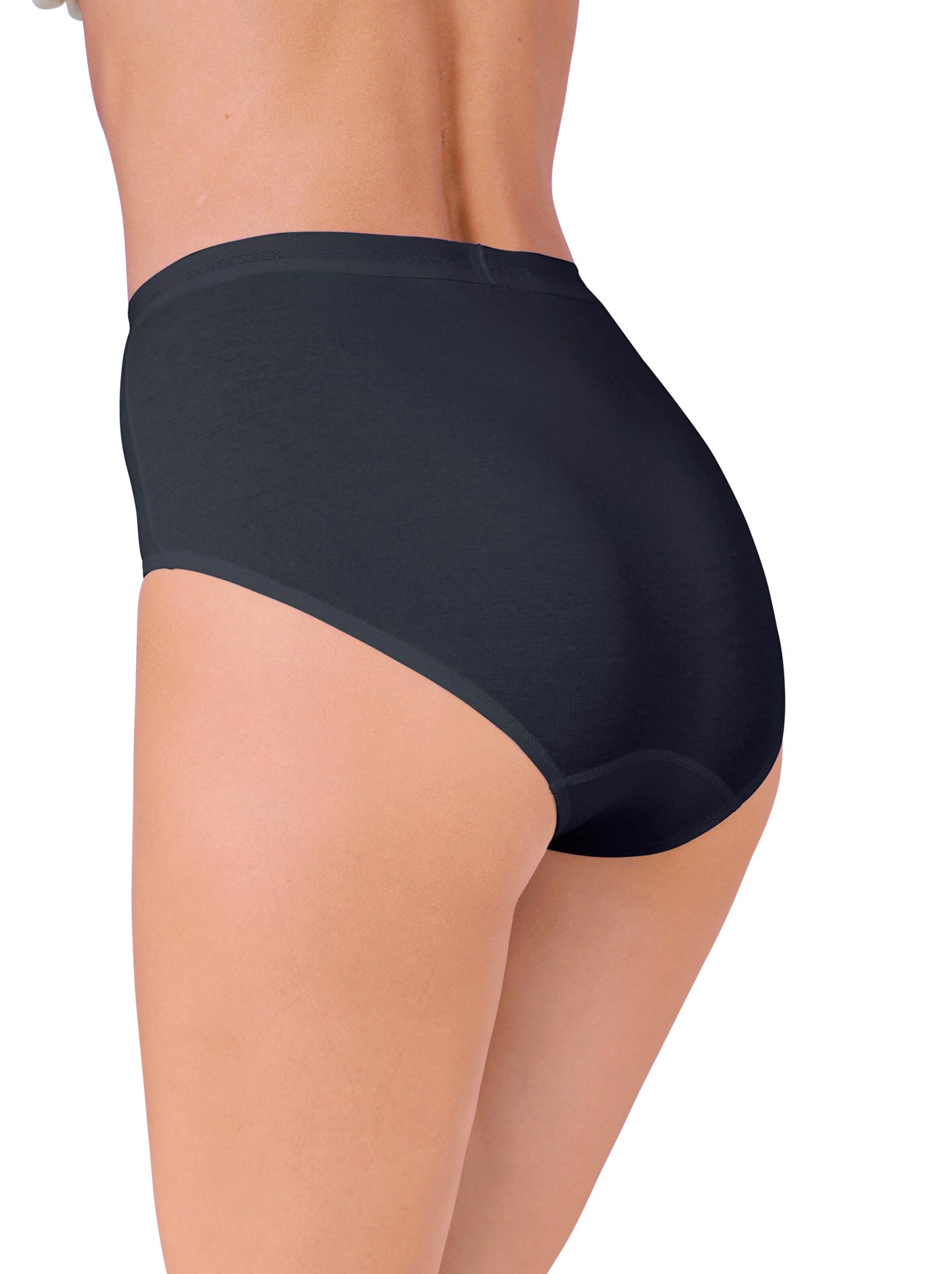 Schiesser Taillenslip - schwarz