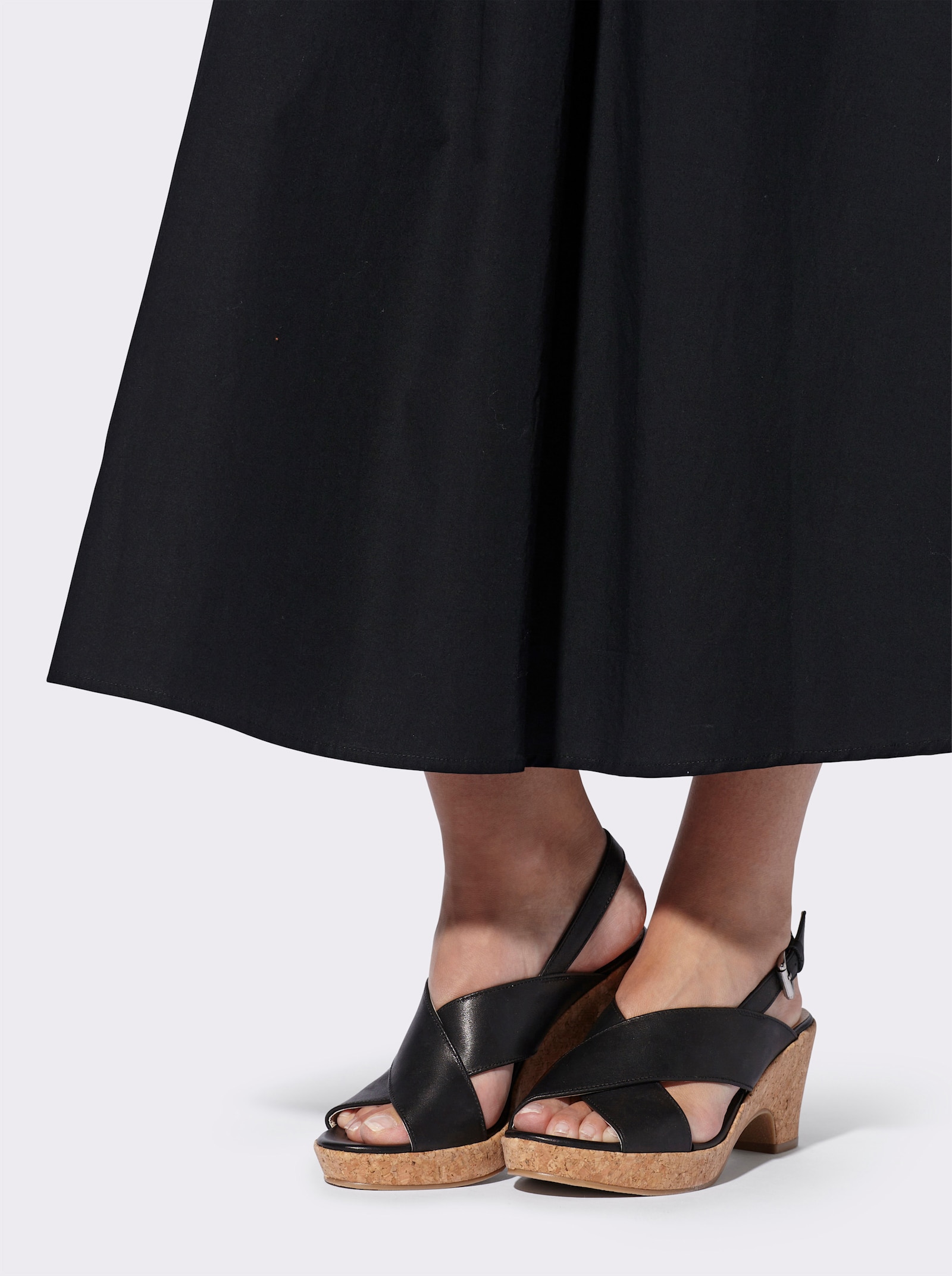 heine Schlupfrock in A-Form - schwarz