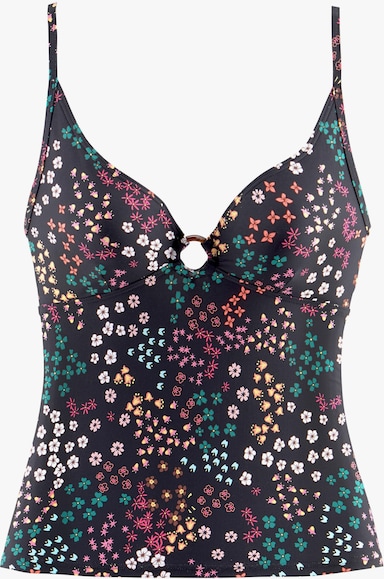 s.Oliver Tankini-Top - schwarz-bedruckt