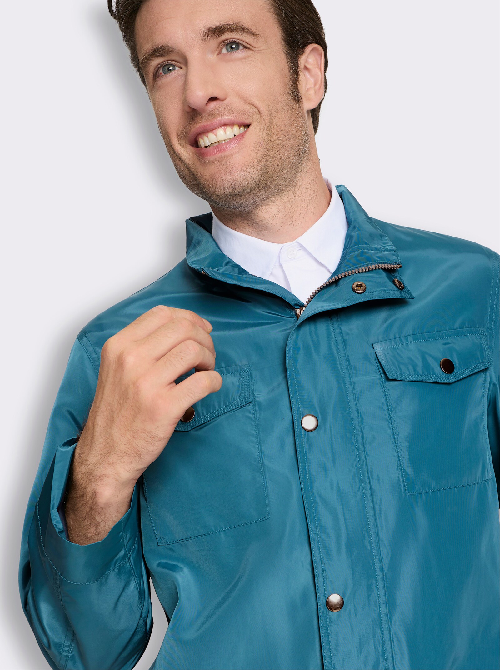 Marco Donati Longjacke mit vielen Taschen - topas