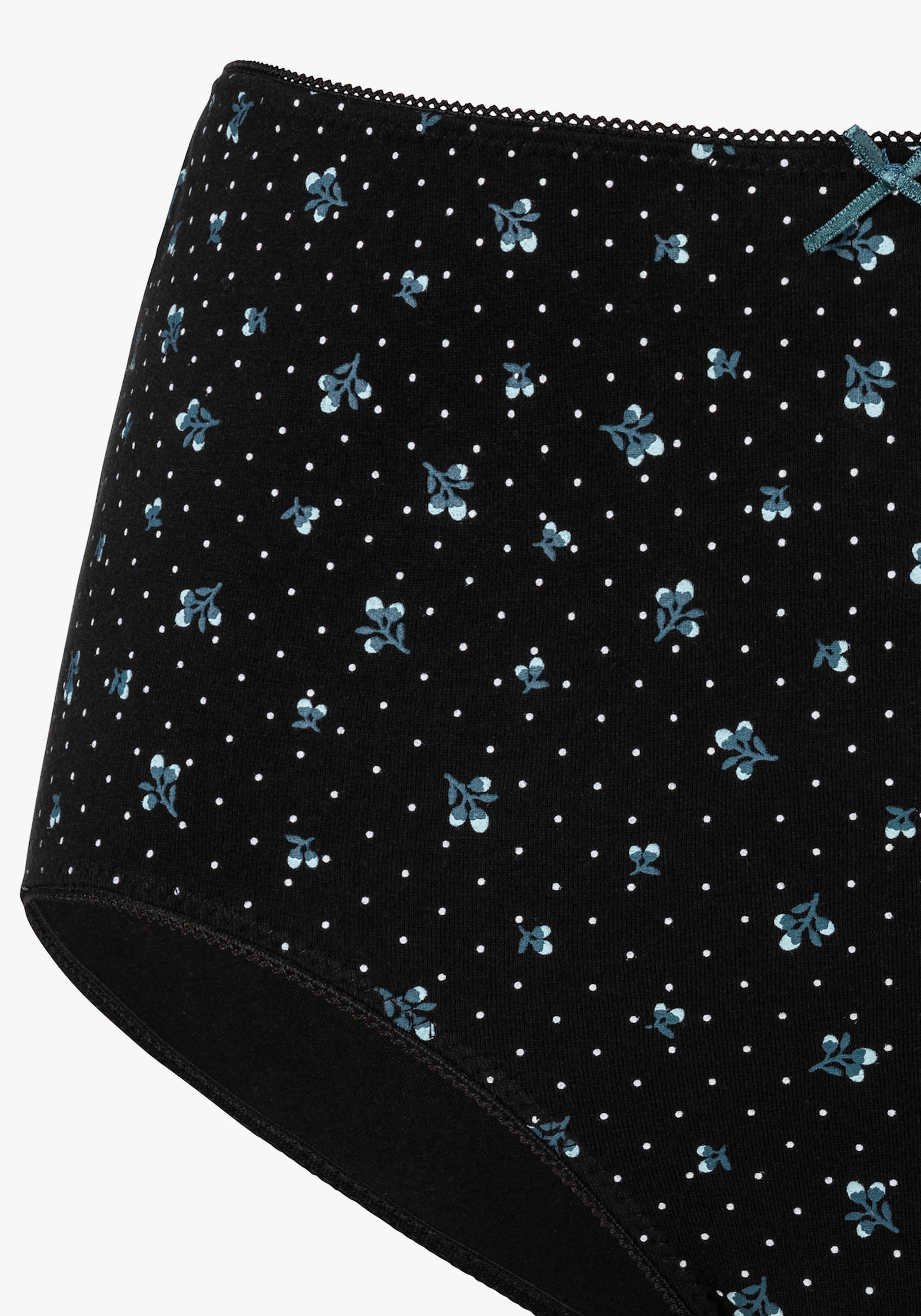 petite fleur Taillenslip - schwarz, petrol