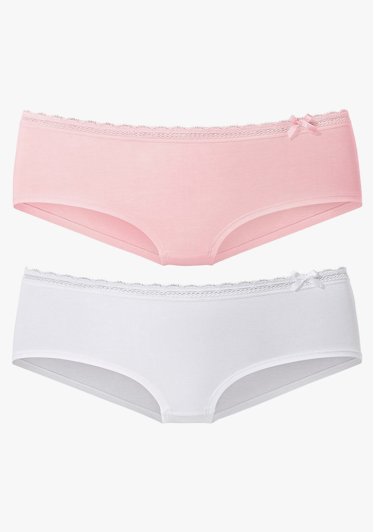 Nuance Panty - bois de rose+blanc