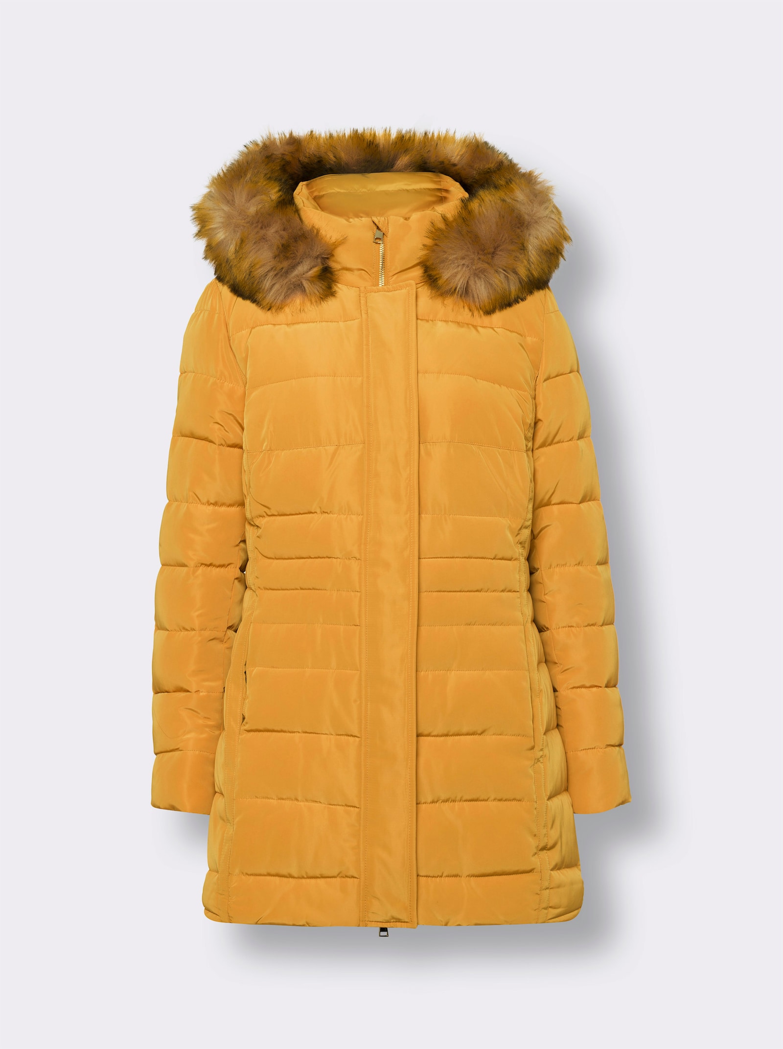 heine Manteau court à capuche - ocre