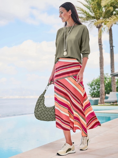 heine Satinbluse - khaki