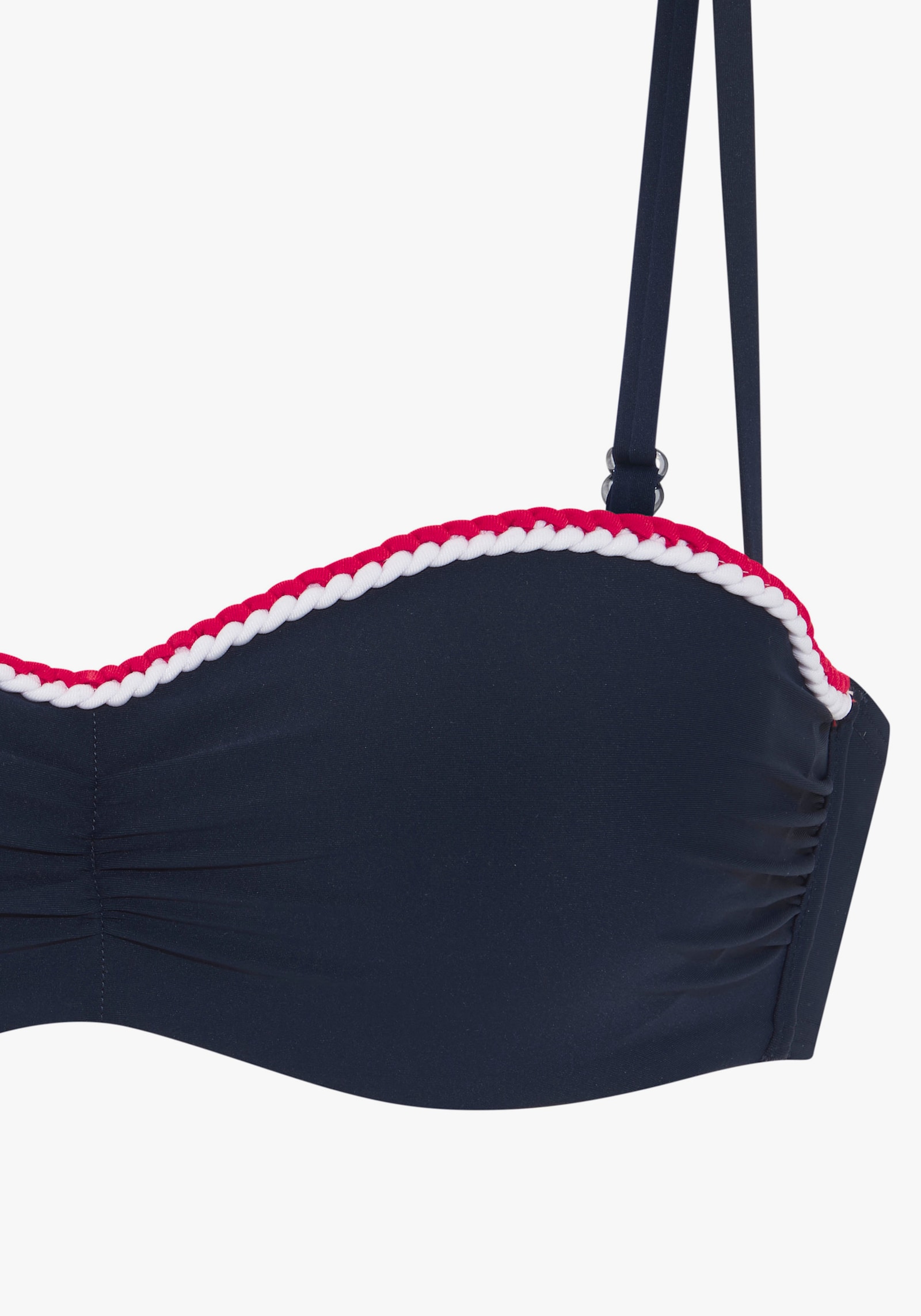 s.Oliver haut de bikini bandeau à armatures - marine