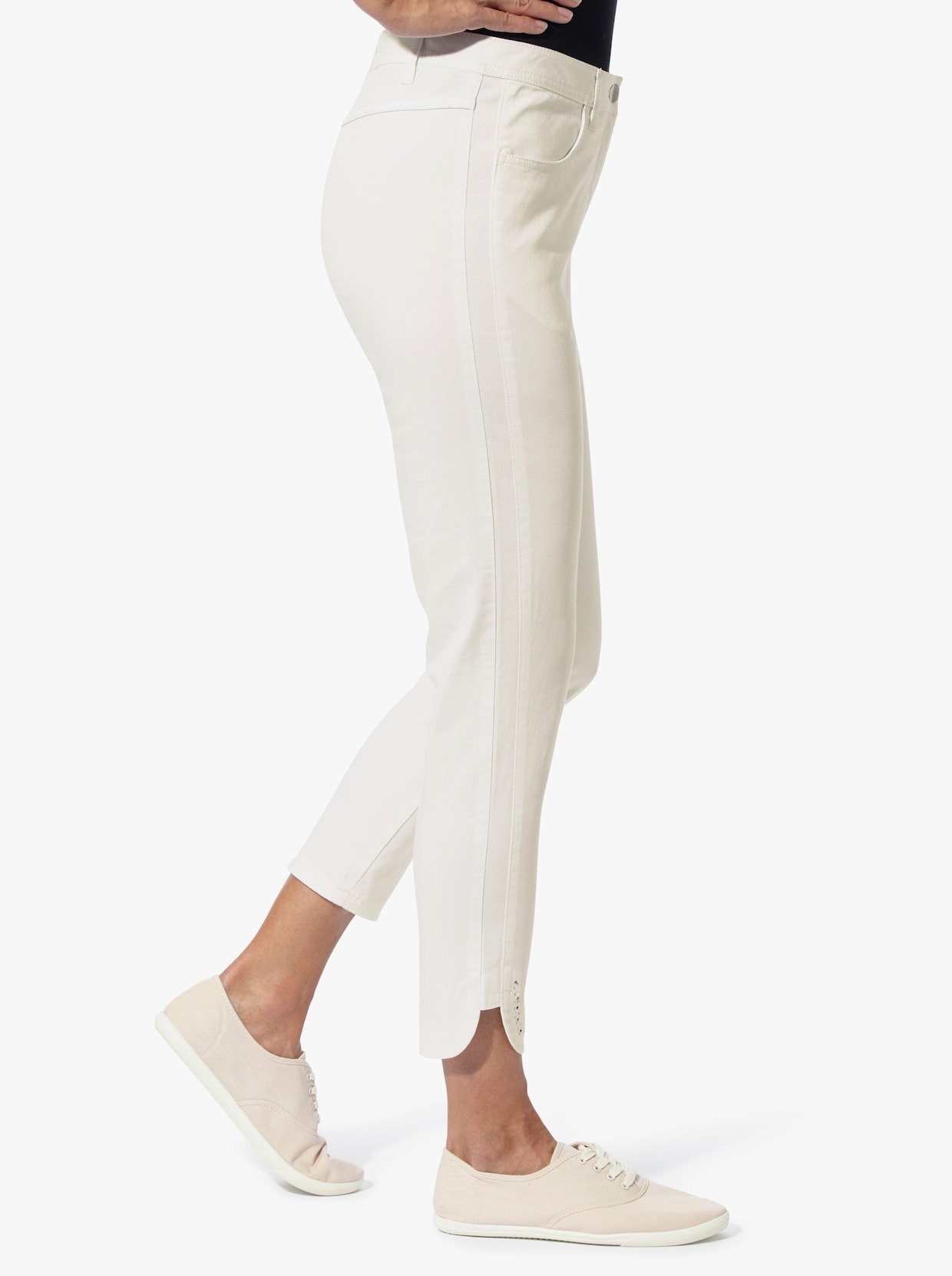 7/8-jeans - ecru