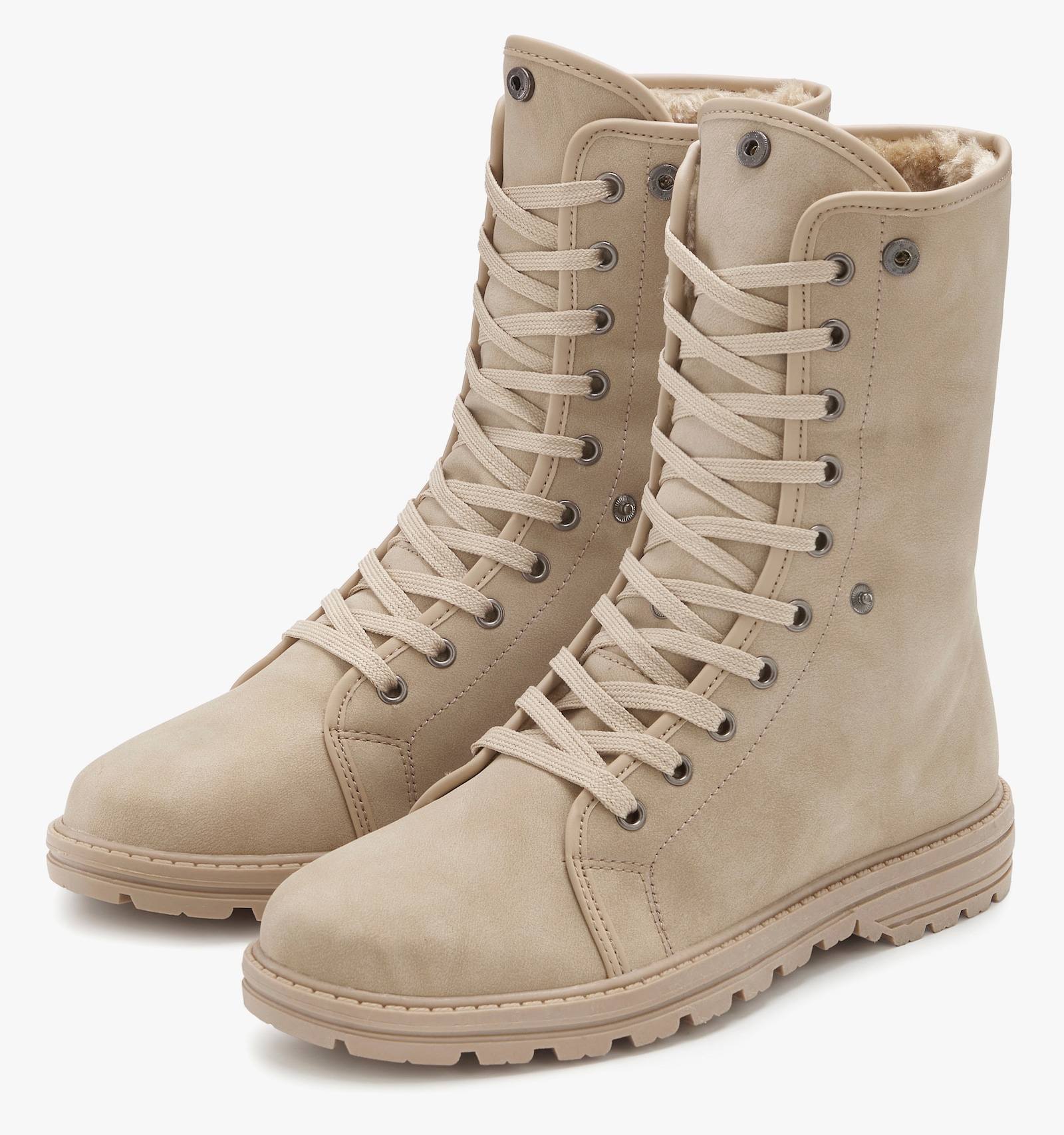 LASCANA Stiefelette - beige