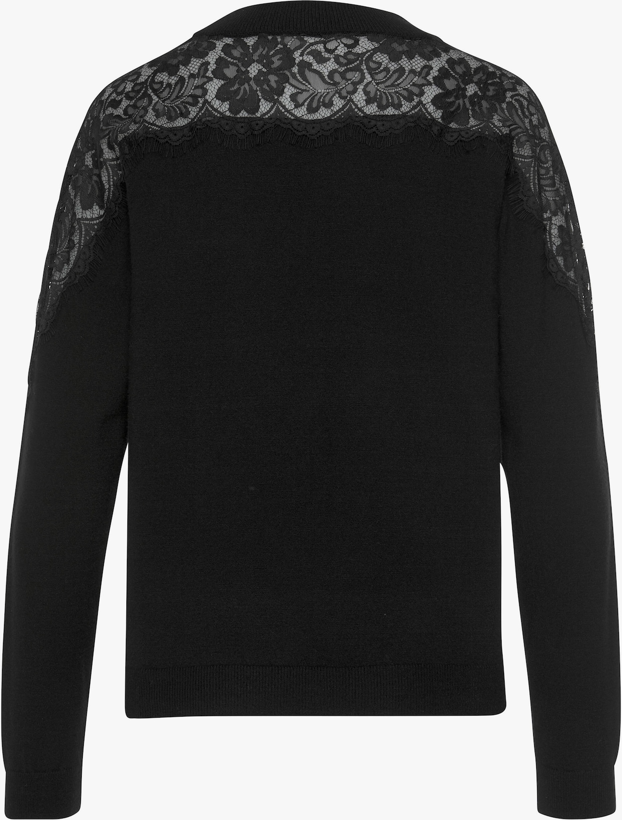 LASCANA Pull en tricot - noir